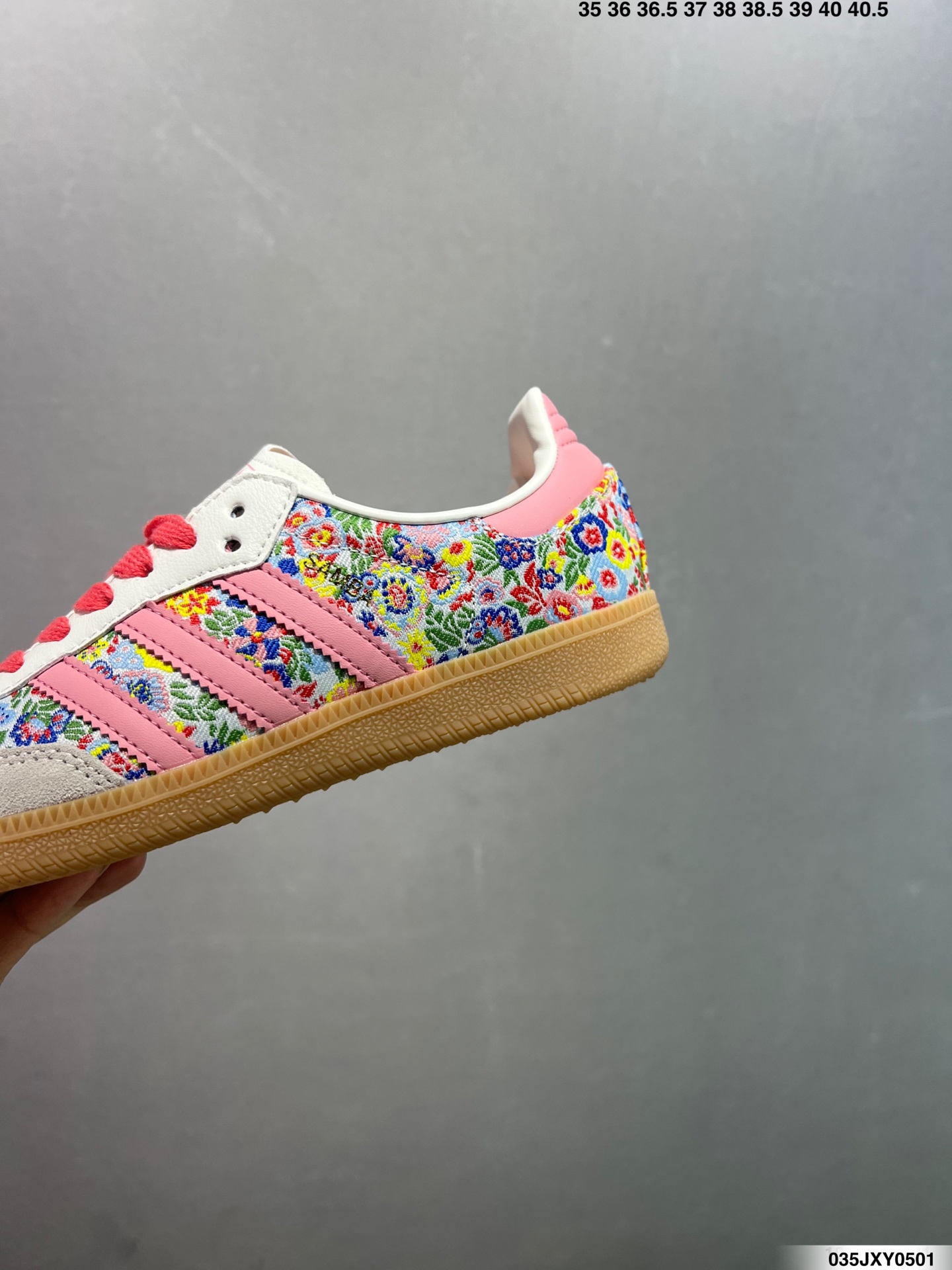 Adidas Women's Samba OG CDG Floral Sneakers - Low Top Casual Shoes 7 i1746031407469 5620 0 5