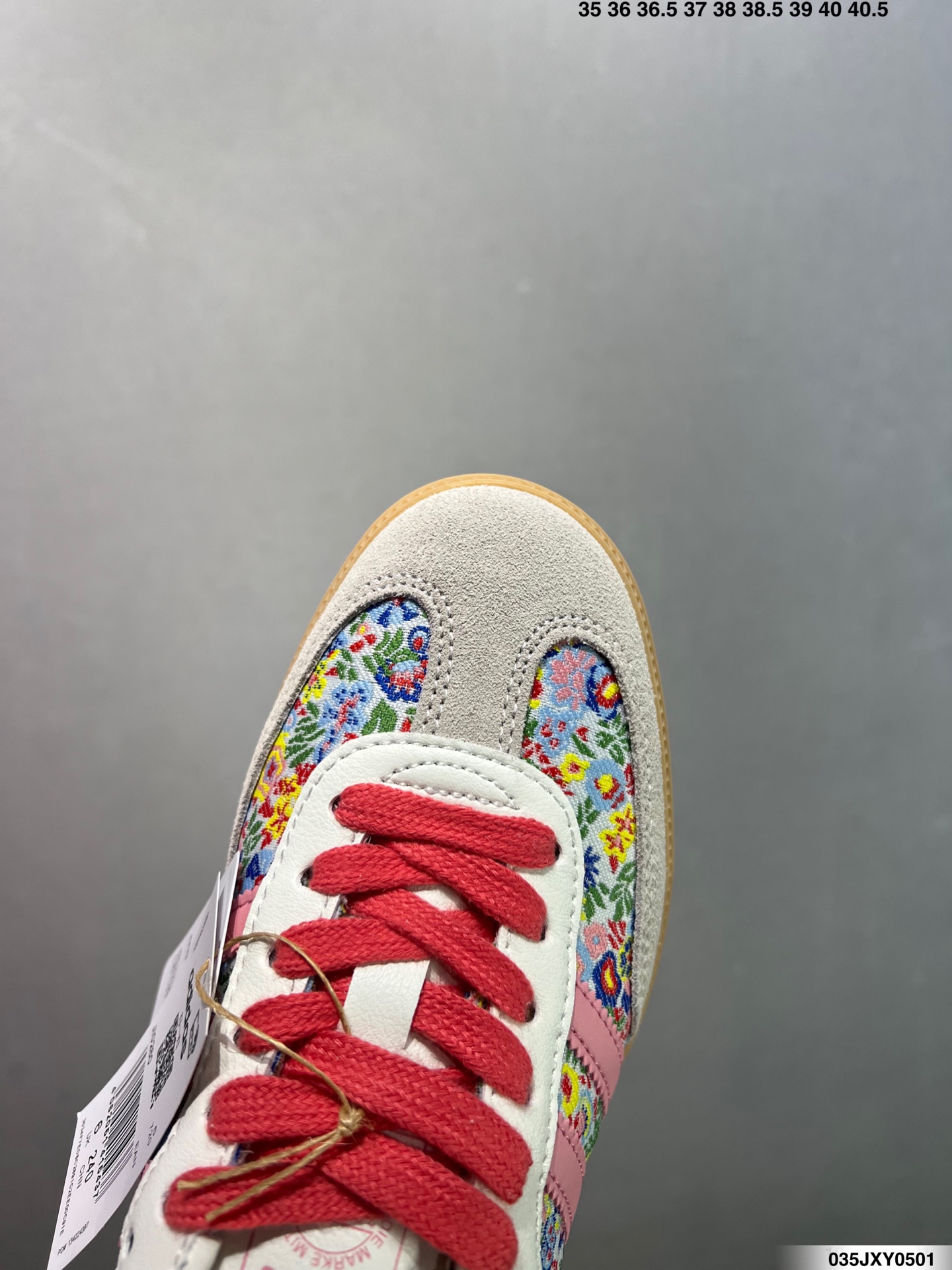 Adidas Women's Samba OG CDG Floral Sneakers - Low Top Casual Shoes 6 i1746031409220 9897 0 4