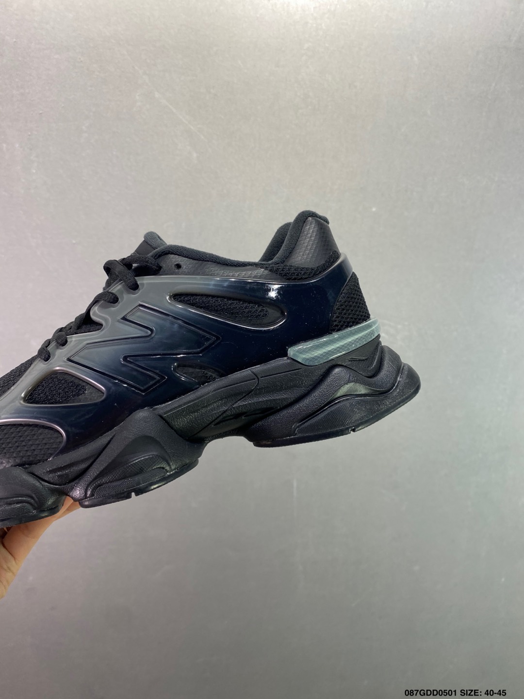 Joe Freshgoods x New Balance 9060 Retro Running Shoes - All Black 3 i1746032258571 7501 0 5