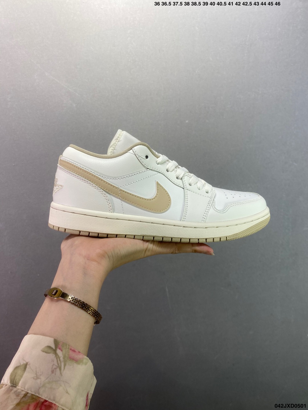 Nike Air Jordan 1 Low OG SP White Tan Casual Basketball Shoes 2 i1746032922793 8735 0 0