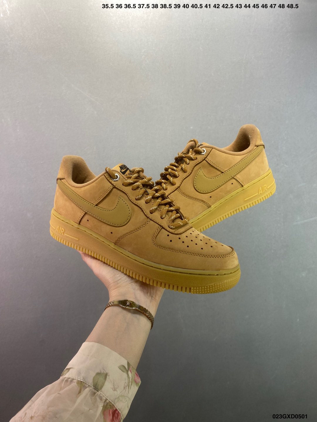 Nike Air Force 1 Low Wheat Gold Casual Shoes CJ9179-200 9 i1746033025458 1804 0 7