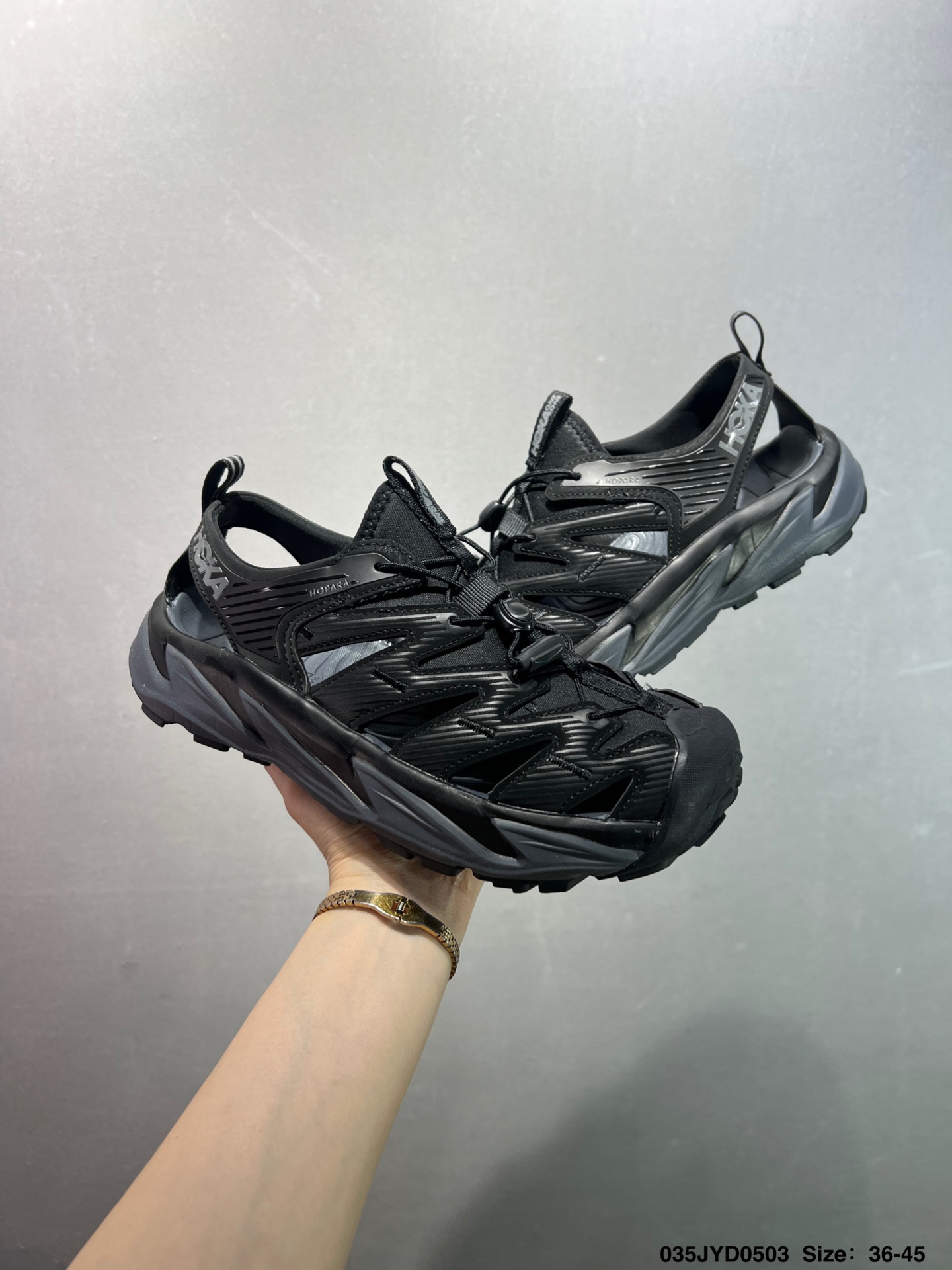 Hoka One One Hopara Trail Shoes: Black/Grey, Lightweight and Durable, All Sizes 4 i1746199828181 8526 0 7