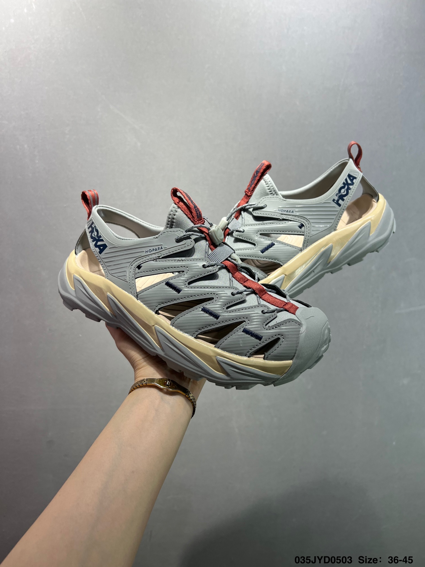 Hoka One One Hopara Trail Shoes: Black/Grey, Lightweight and Durable, All Sizes 5 i1746199850331 6967 0 7