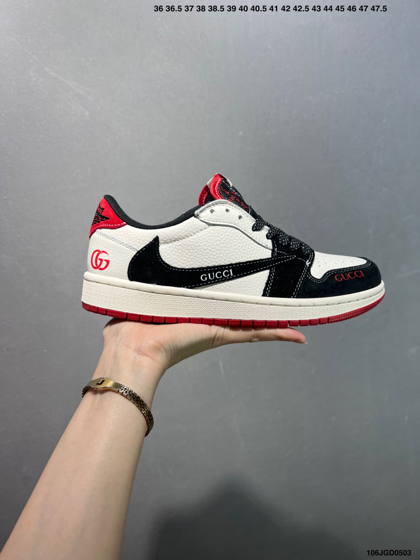 Gucci x Air Jordan 1 Low: Limited Edition Designer Sneakers 2 i1746201444181 498 0 0