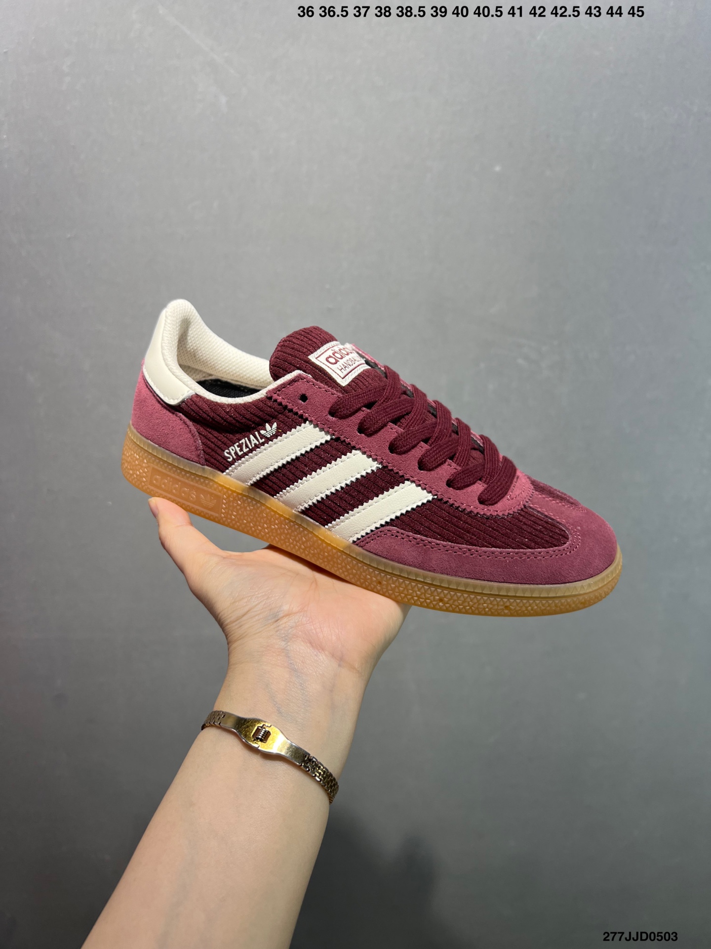 Adidas Originals Handball SPZL Maroon/White Casual Sneakers IG1978 3 i1746201669367 1402 0 1