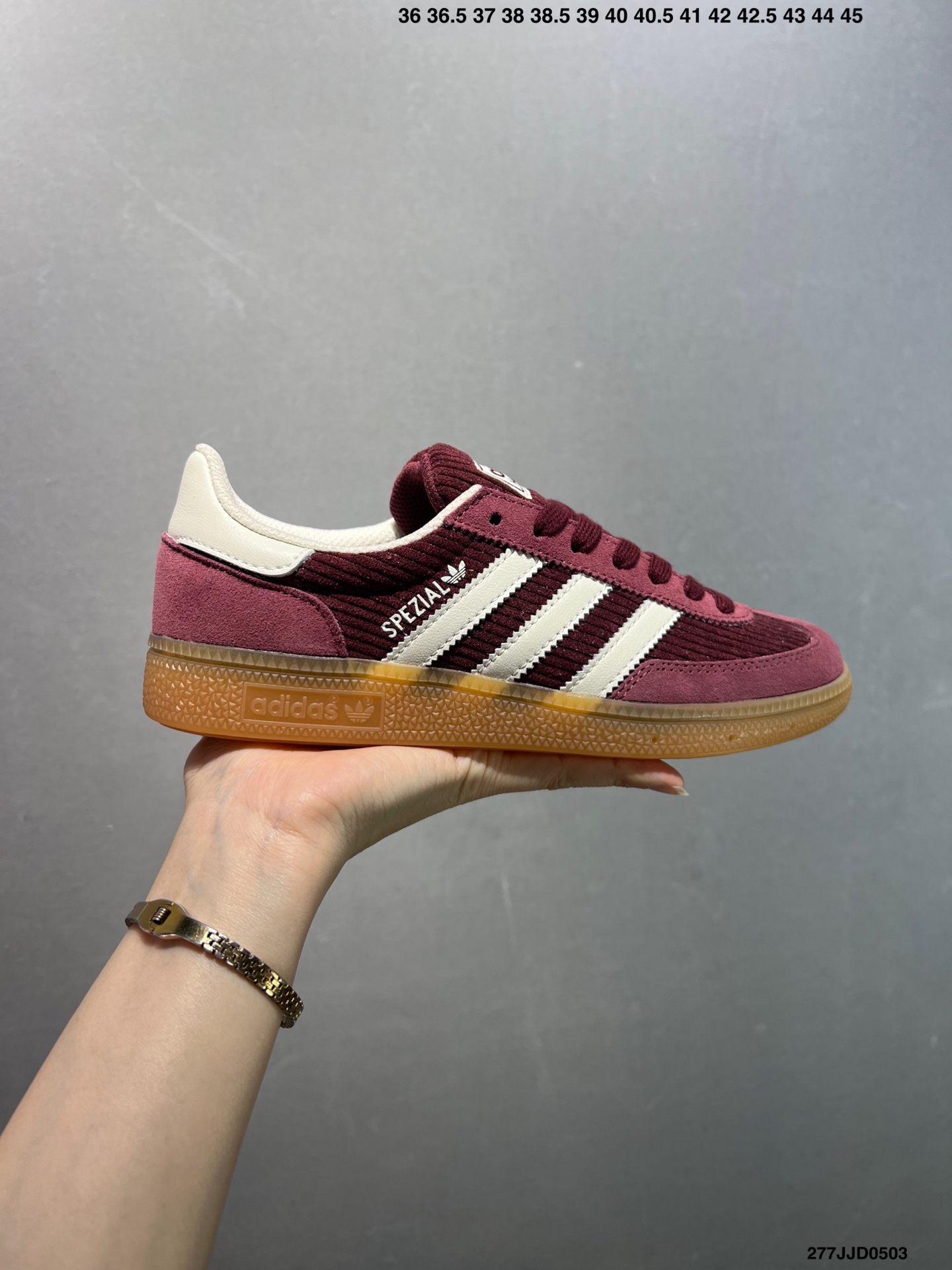 Adidas Originals Handball SPZL Maroon/White Casual Sneakers IG1978 2 i1746201669401 8244 0 0