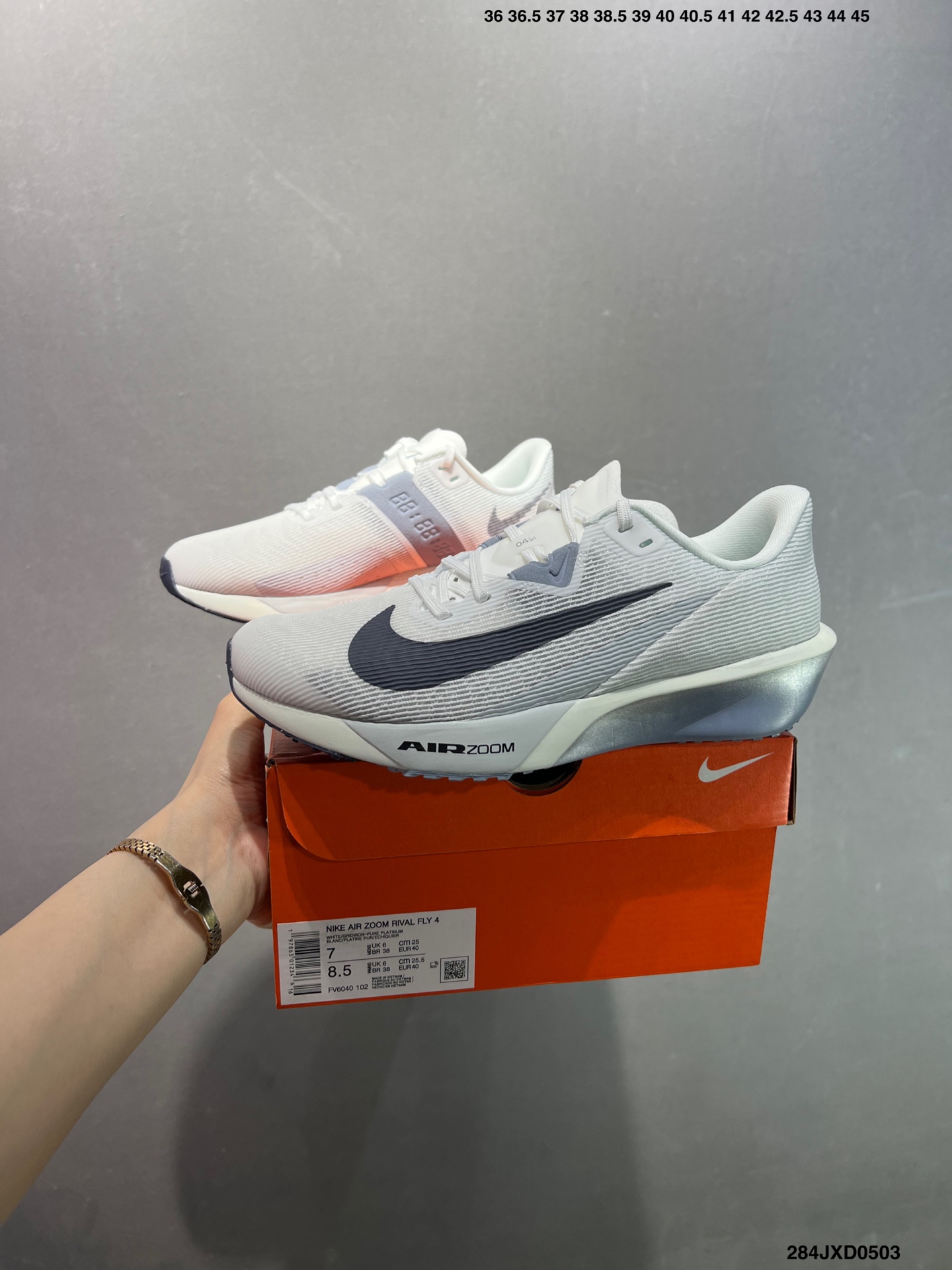 Nike Air Zoom Rival Fly 4 White Running Shoes - Breathable & Lightweight 10 i1746201986326 4355 0 8