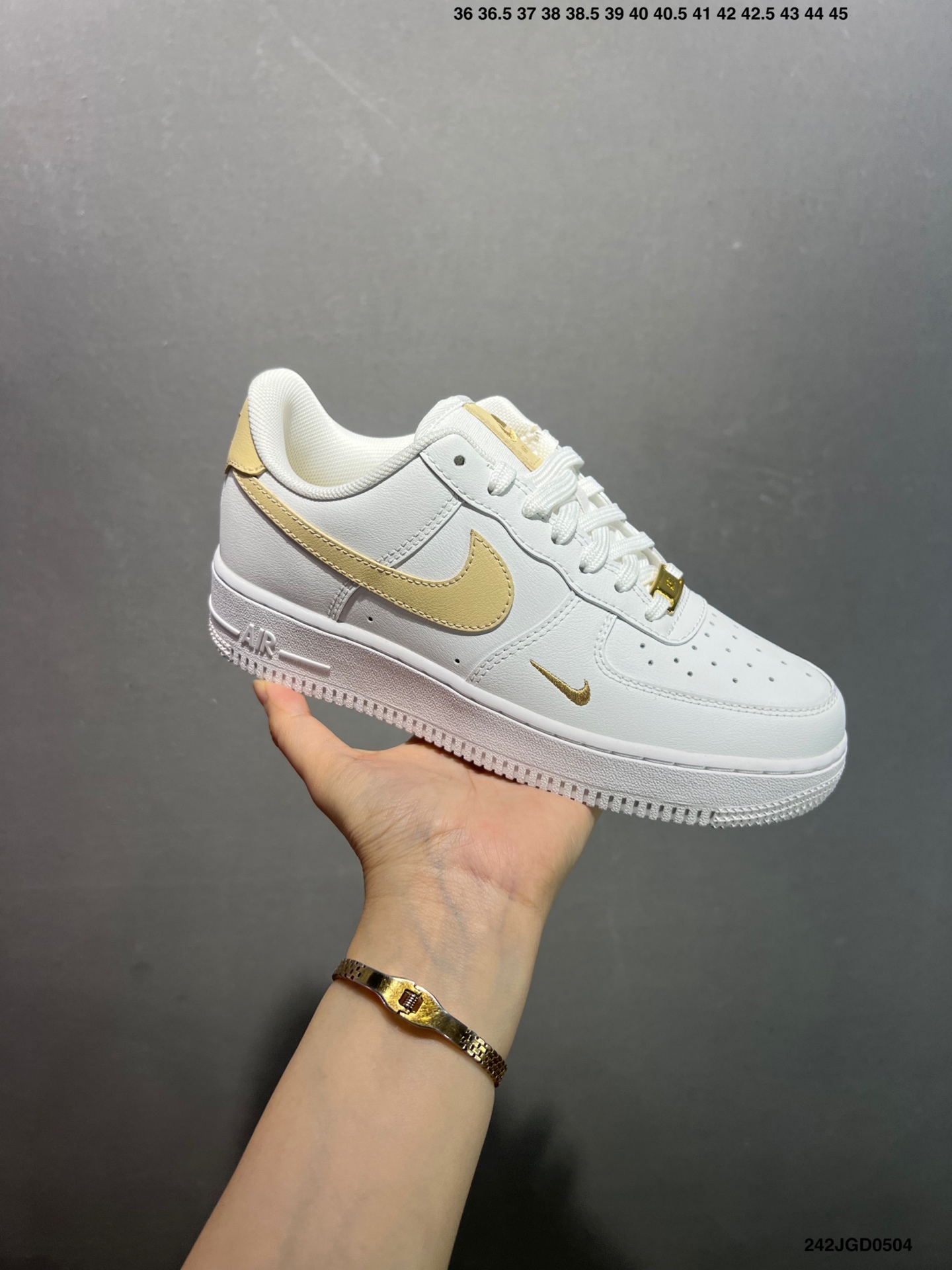 Nike Air Force 1 Low White Red Gold Accents - CZ0270-102 3 i1746284708993 7107 0 1