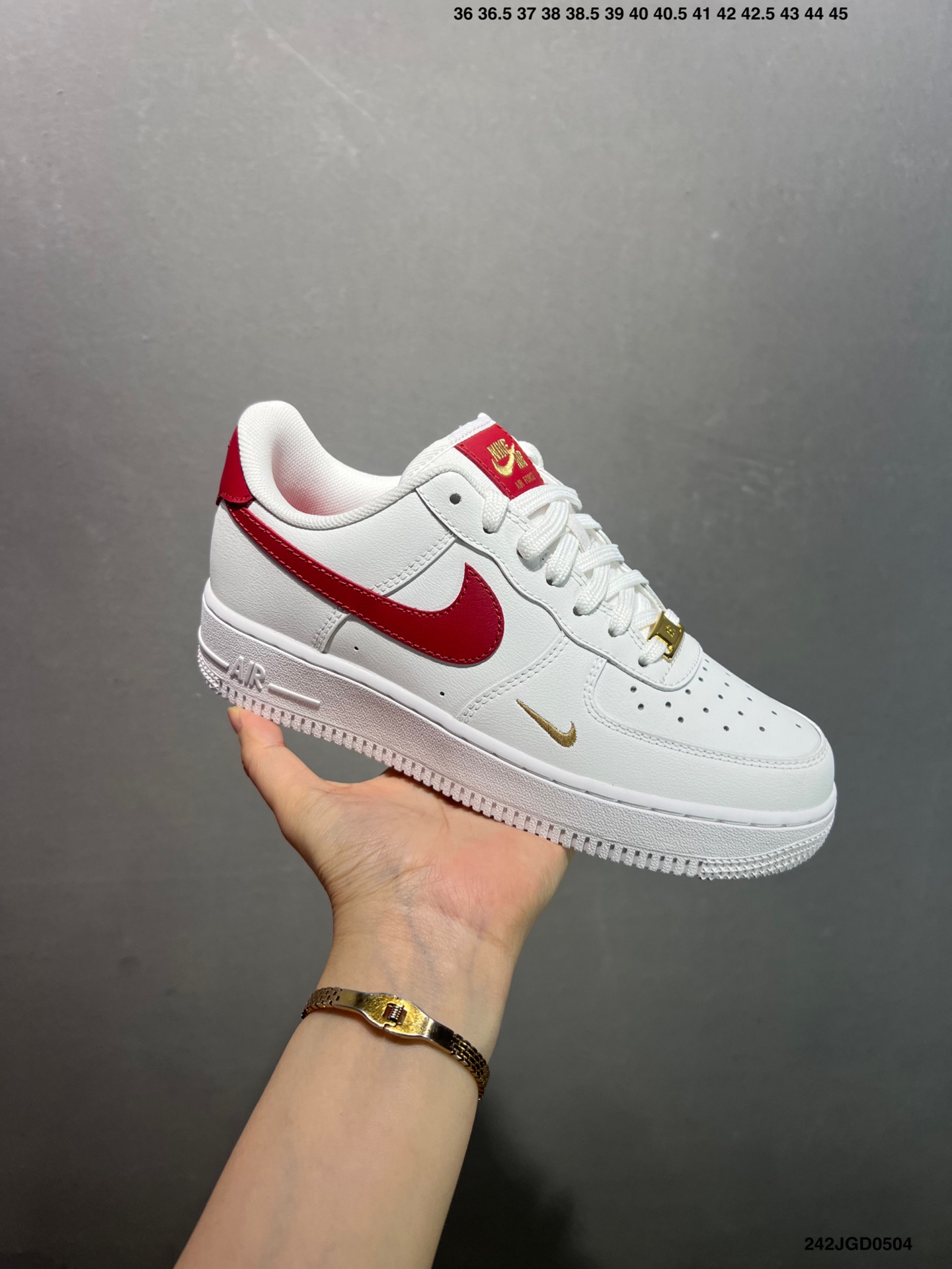 Nike Air Force 1 Low White Red Gold Accents - CZ0270-102 2 i1746284734516 168 0 1