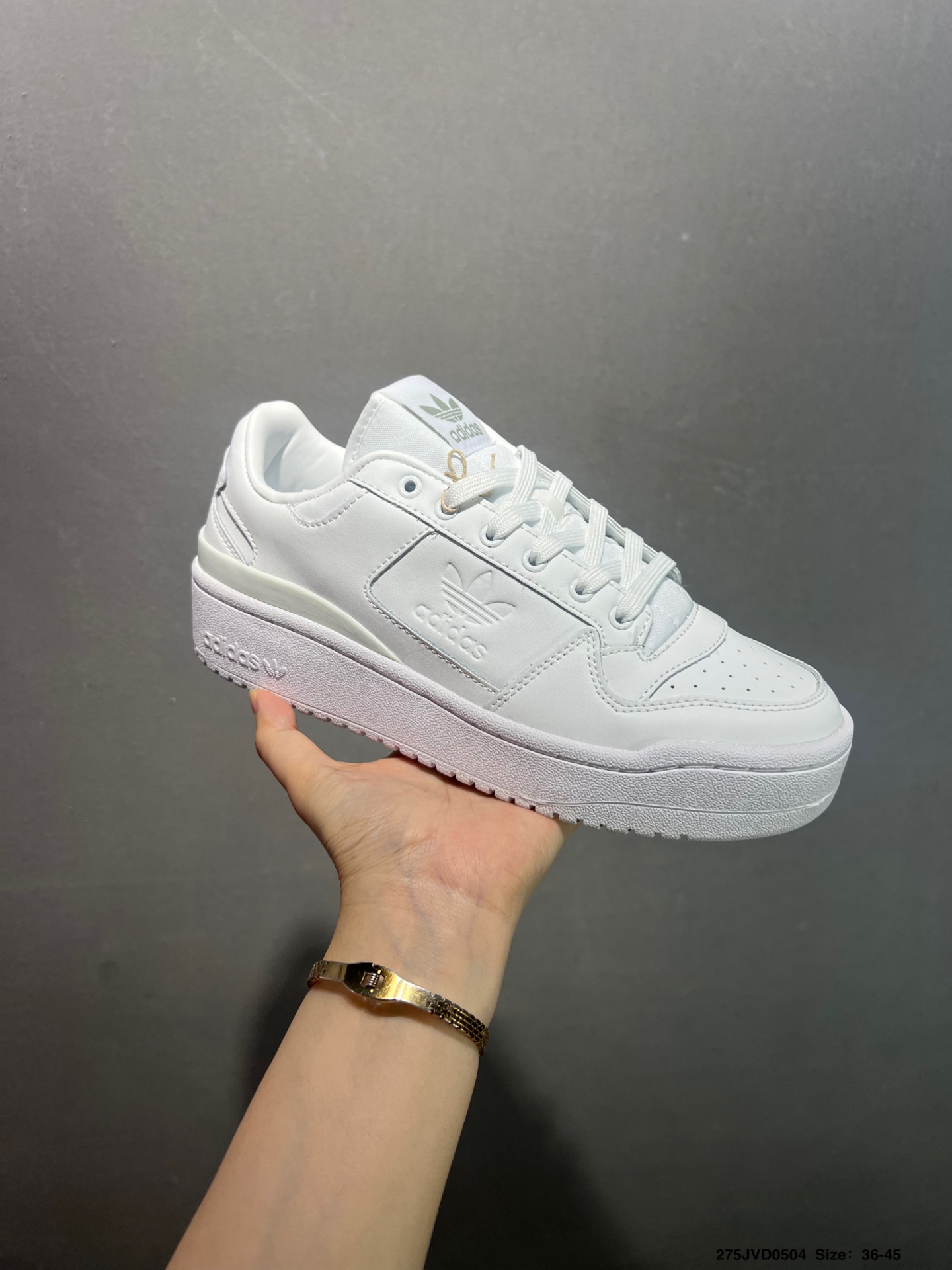 Adidas Forum Low Bold Stripes W White Leather Platform Sneakers FY9042 3 i1746287007805 4806 0 1