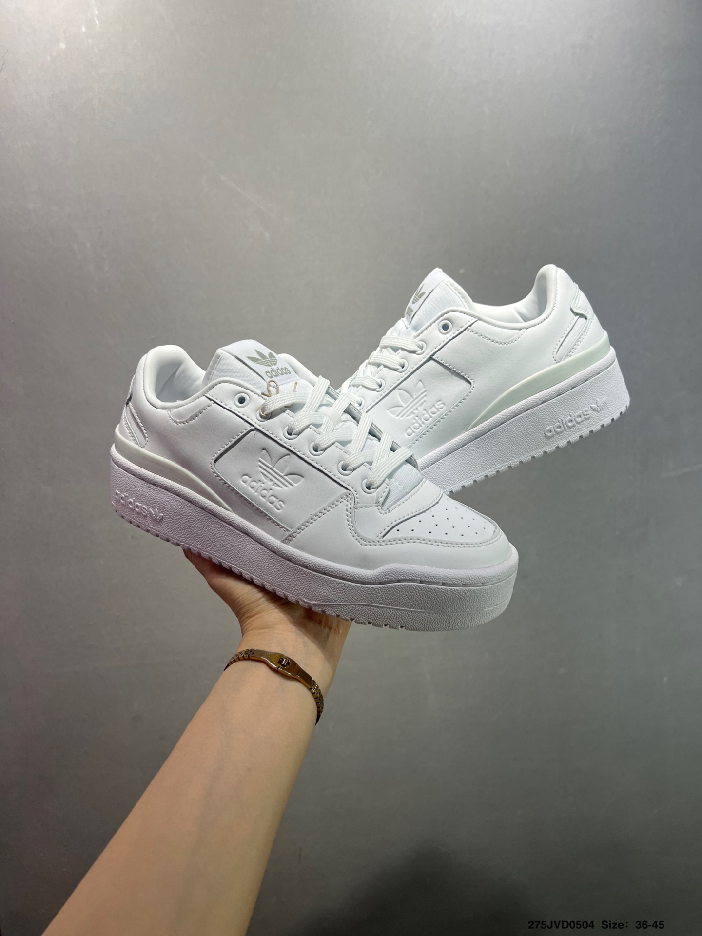 Adidas Forum Low Bold Stripes W White Leather Platform Sneakers FY9042 9 i1746287010113 147 0 7