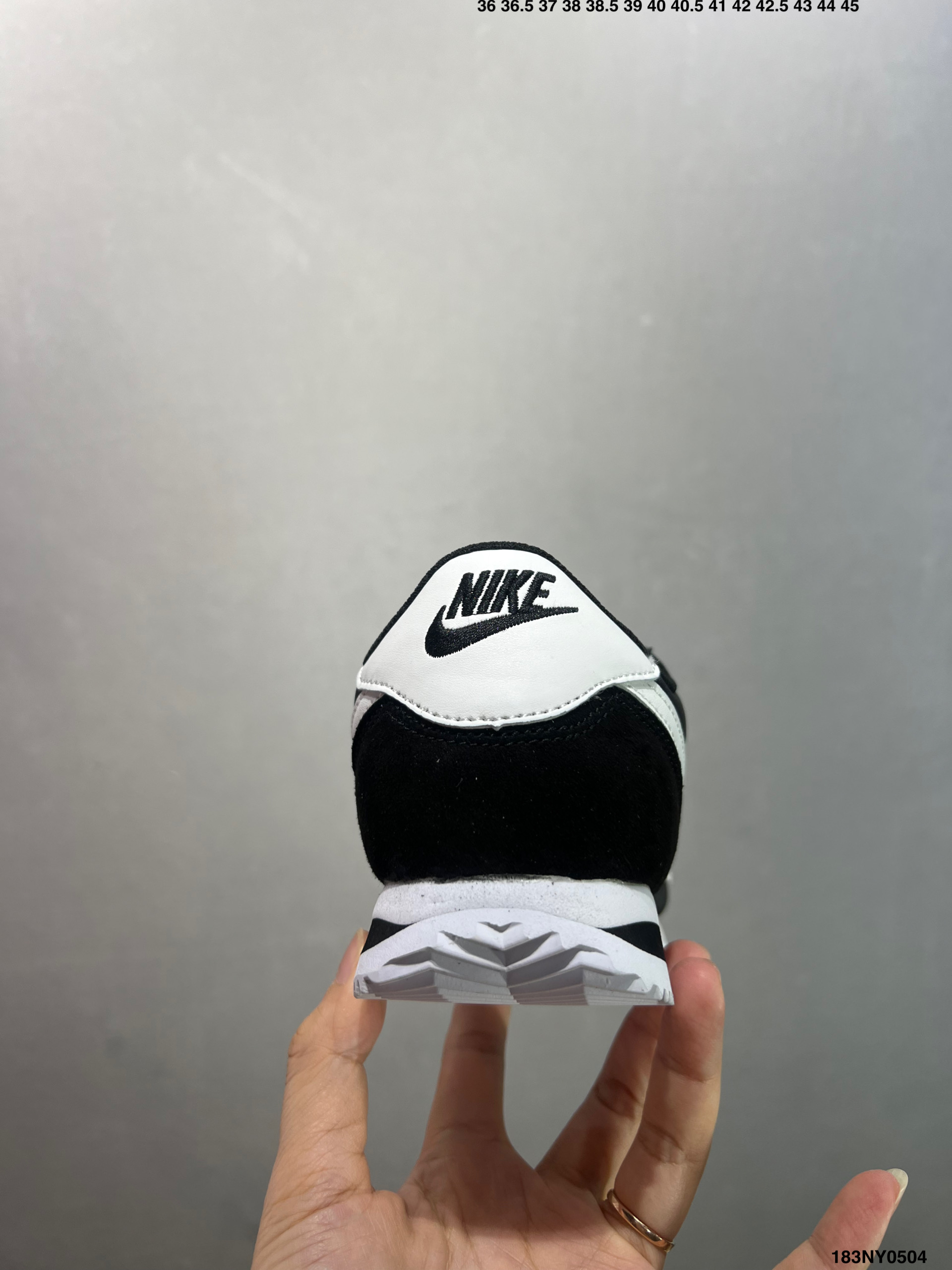 Nike Classic Cortez Black and White Lightweight Comfortable Running Shoes 5 i1746288282274 7163 0 3