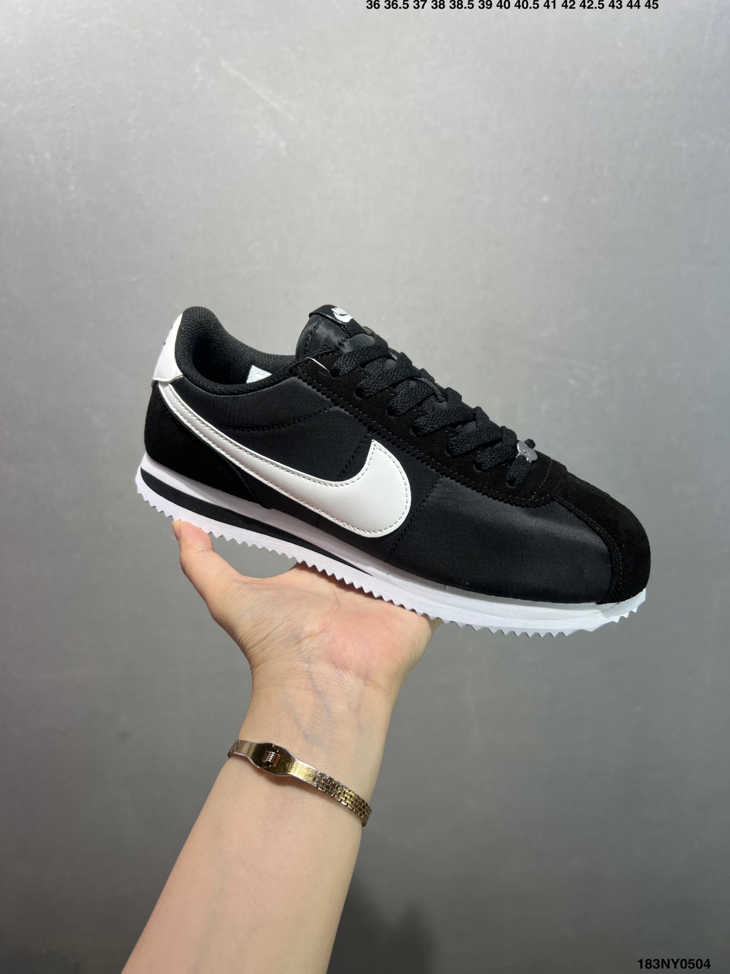 Nike Classic Cortez Black and White Lightweight Comfortable Running Shoes 3 i1746288284248 5681 0 1