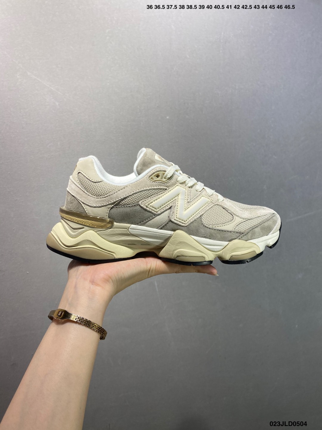 Joe Freshgoods x New Balance 9060 Retro Running Shoes - Cream/Grey 2 i1746290173181 3937 0 0