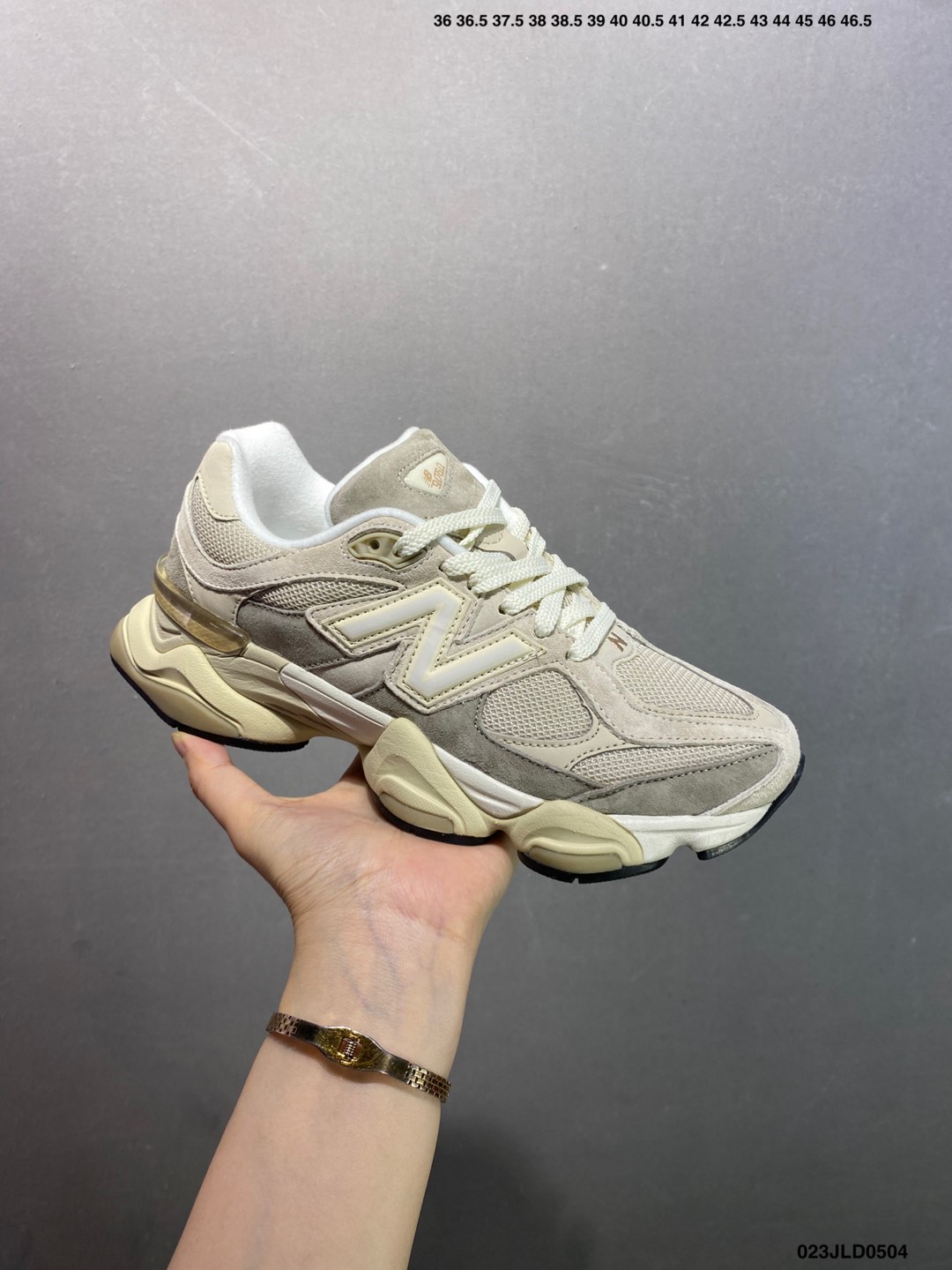 Joe Freshgoods x New Balance 9060 Retro Running Shoes - Cream/Grey 3 i1746290173423 5005 0 1