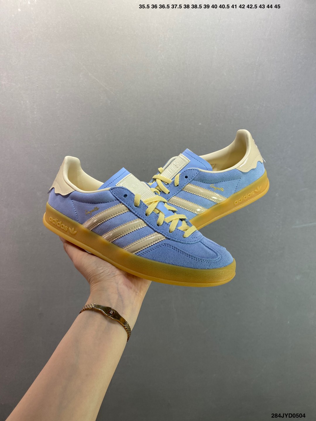 Adidas Originals Gazelle Indoor Casual Low-Top Sneakers - Light Blue 9 i1746290477799 4374 0 7