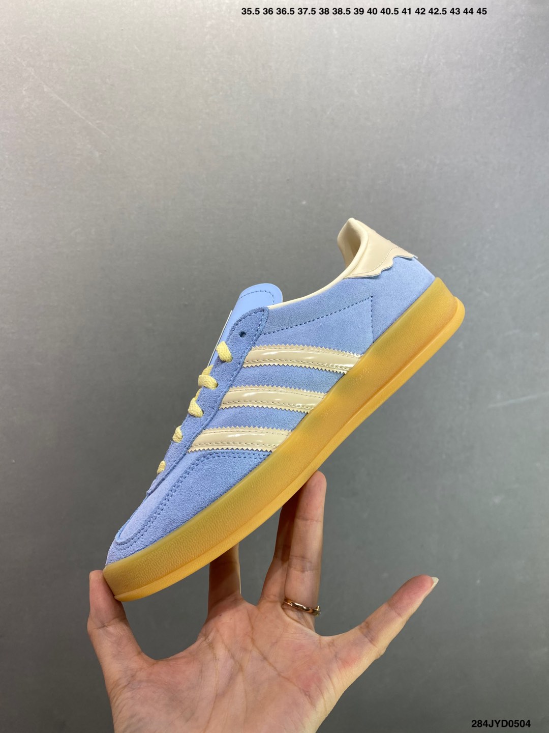 Adidas Originals Gazelle Indoor Casual Low-Top Sneakers - Light Blue 4 i1746290477799 7807 0 2