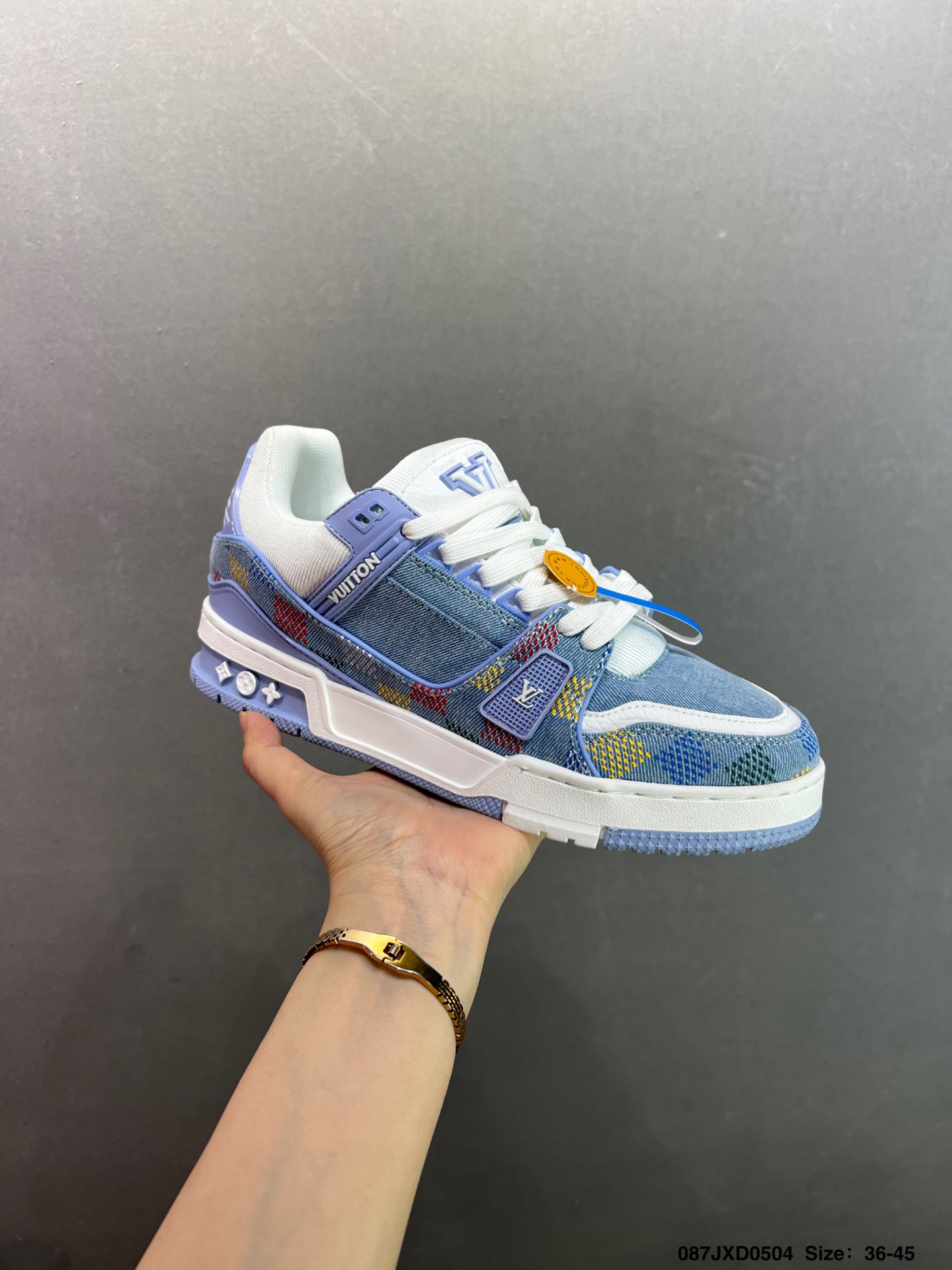 Louis Vuitton Trainer Sneakers - New Color, Basketball Style, Size 36-45 3 i1746291422288 7900 0 1