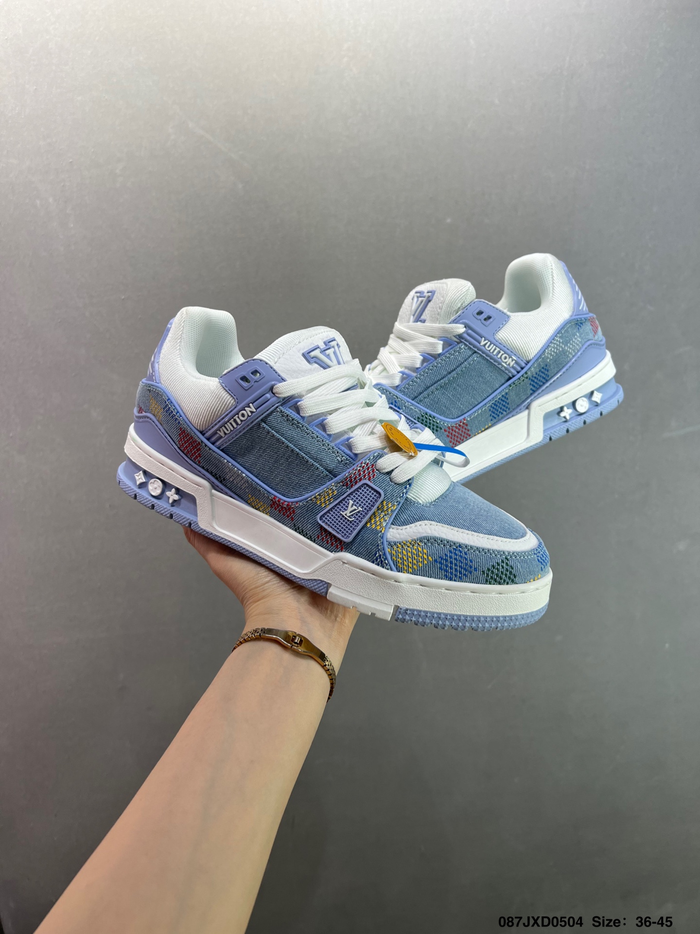 Louis Vuitton Trainer Sneakers - New Color, Basketball Style, Size 36-45 9 i1746291423915 8687 0 7