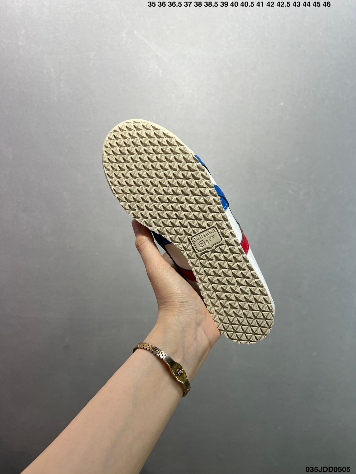 Onitsuka Tiger Mexico 66 Classic Retro Running Shoes in White/Blue/Red 8 i1746375299372 1371 0 6