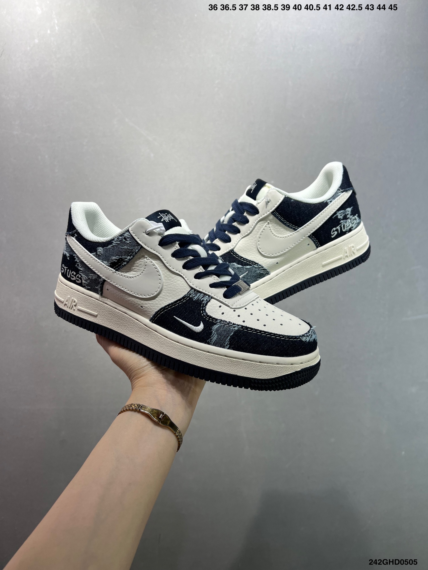 Nike Air Force 1 '07 Low Stussy Fossil Stone Sneakers XX3168-165 9 i1746375483882 8905 0 7