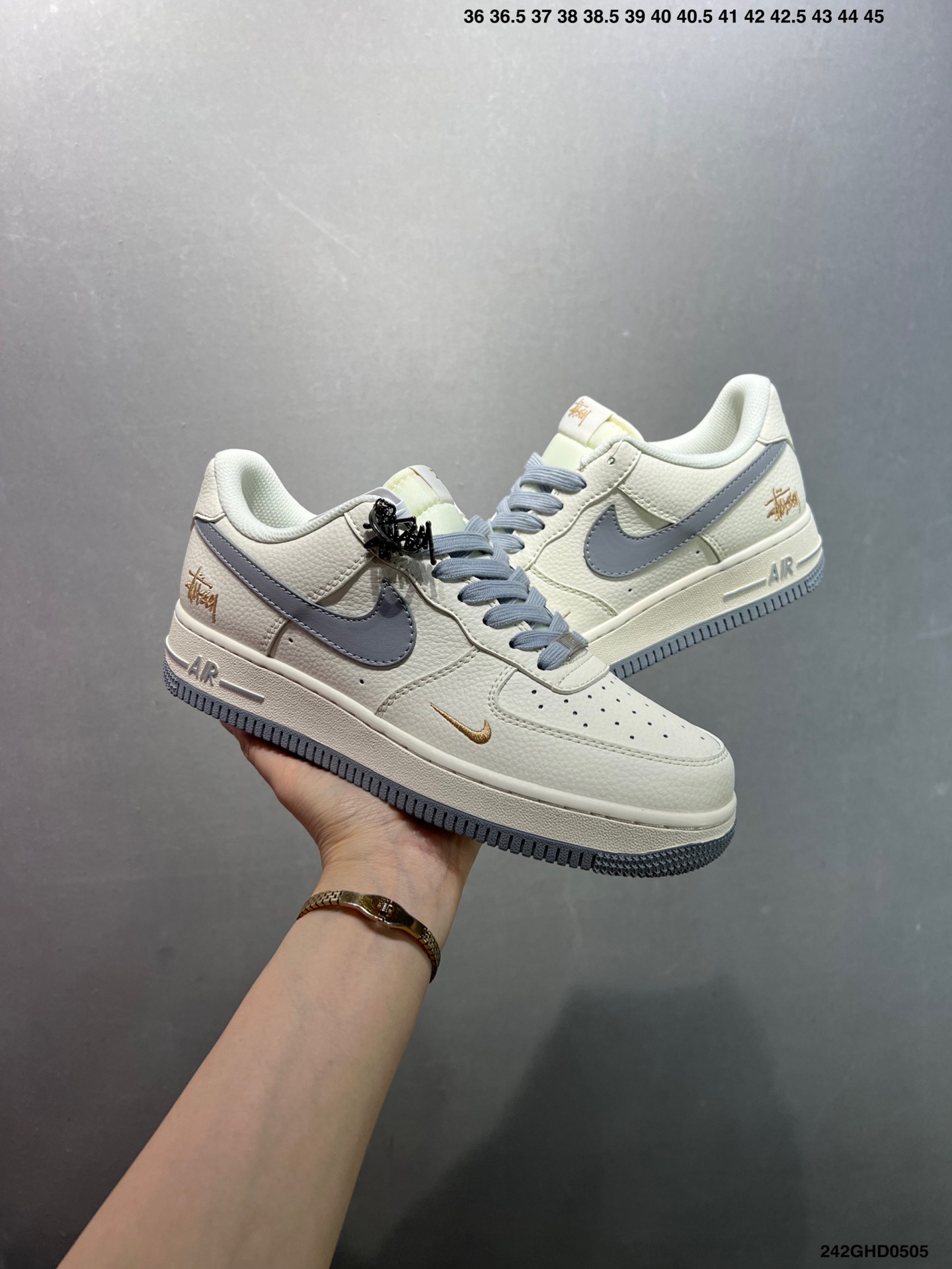 Nike Air Force 1 '07 Low Stussy Fossil Stone Sneakers XX3168-165 3 i1746375562063 2631 0 7