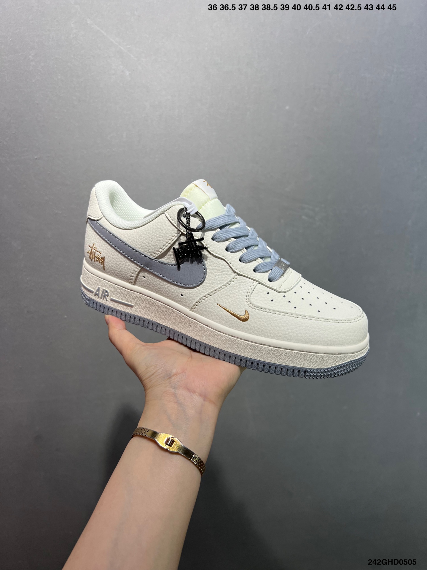 Nike Air Force 1 '07 Low Stussy Fossil Stone Sneakers XX3168-165 2 i1746375563740 2690 0 1