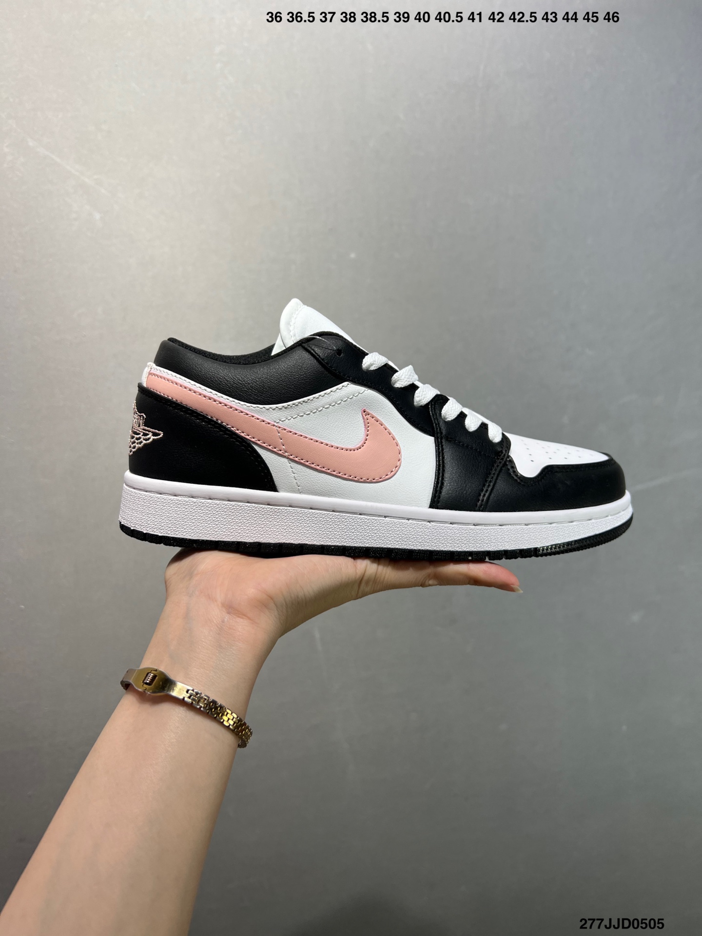 Nike Air Jordan 1 Low Black White Pink Casual Sneakers 2 i1746376334719 6142 0 0
