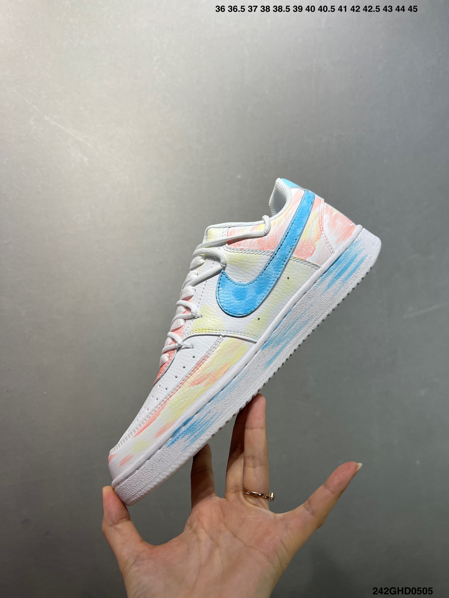 Nike Court Vision Low 'Phantom Cross' Custom Graffiti Sneakers 4 i1746376414319 154 0 2