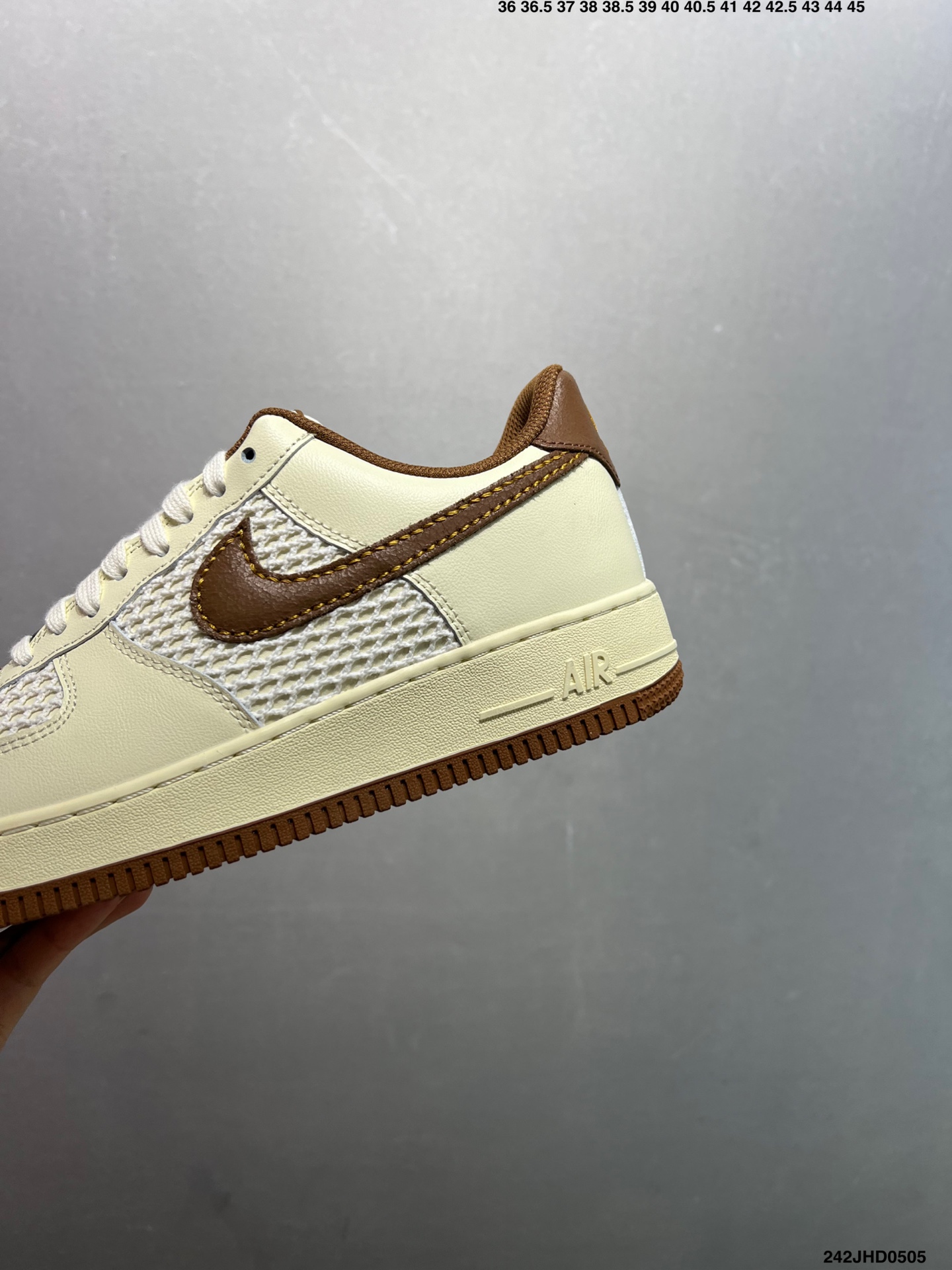Nike Air Force 1 Low '07 Casual Sneakers - Cream/Brown Leather 7 i1746376479233 7928 0 5