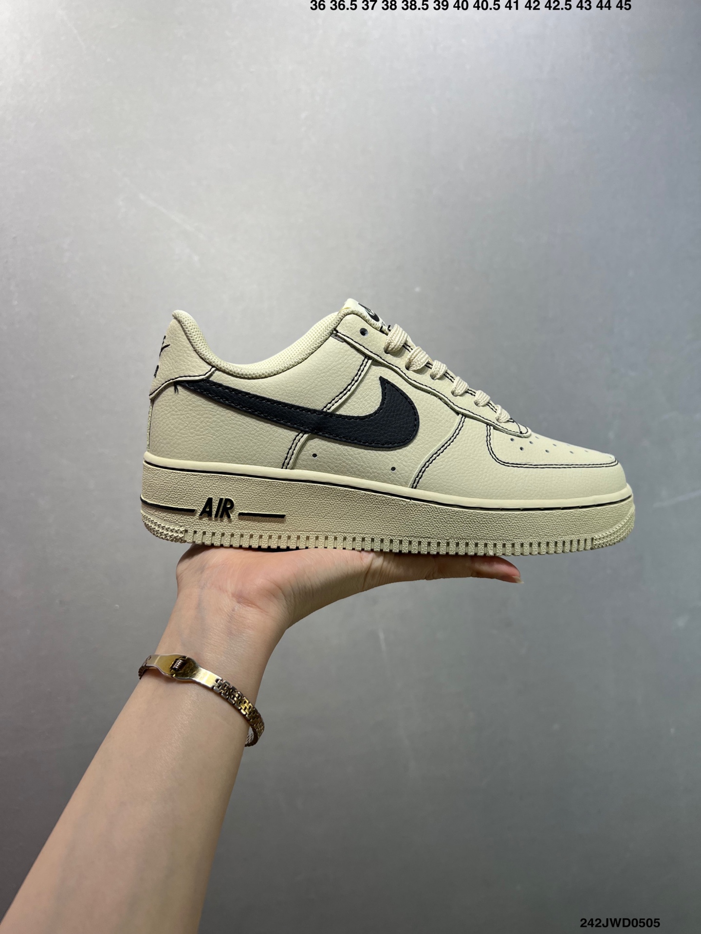 Nike Air Force 1 '07 Low Cream/Black Men's Shoes HQ2037-001 2 i1746376640706 9728 0 0