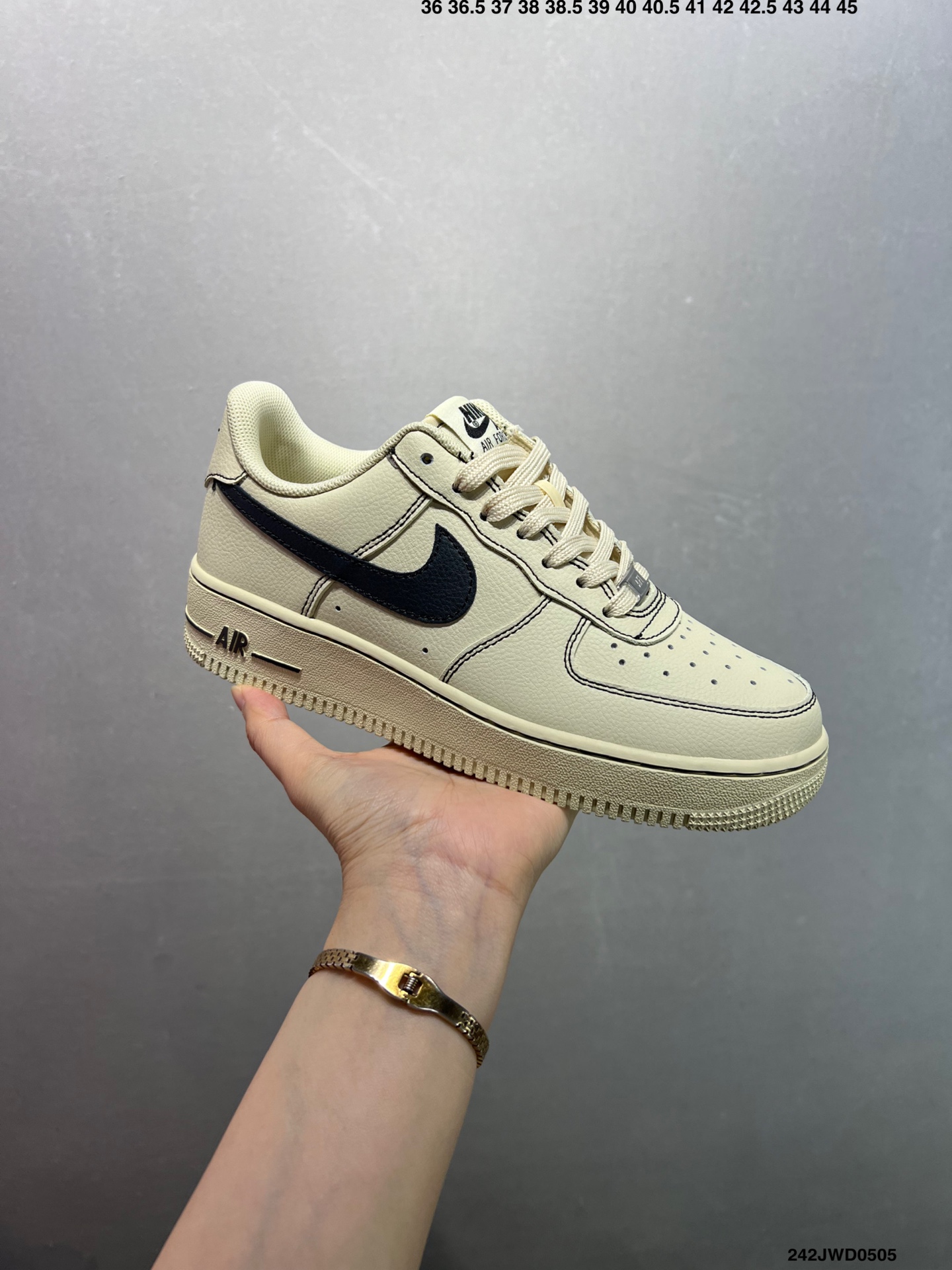 Nike Air Force 1 '07 Low Cream/Black Men's Shoes HQ2037-001 3 i1746376642487 8767 0 1