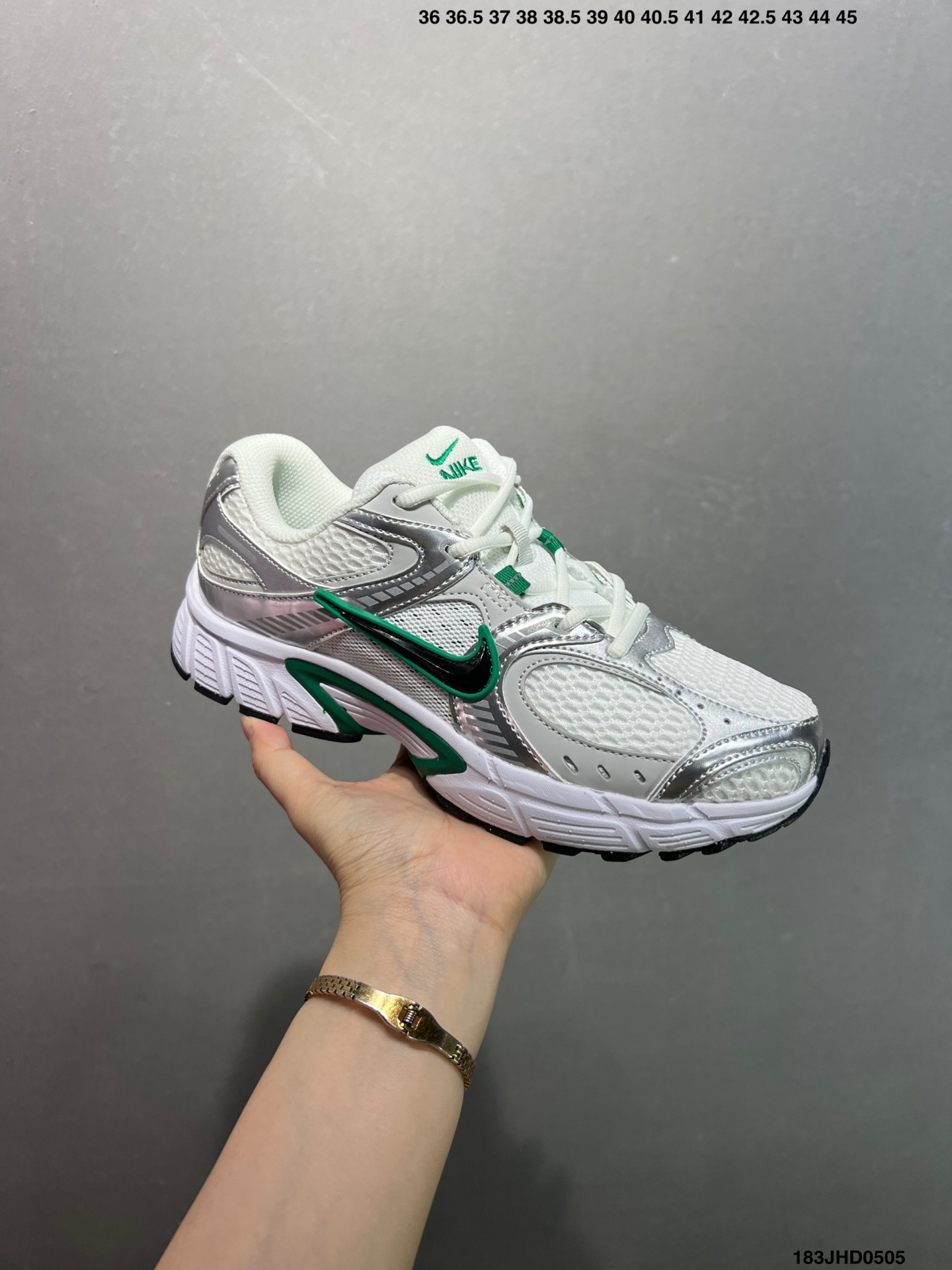 Nike V5 RNR White/Silver Retro Y3K Running Shoes - Lightweight & Breathable 3 i1746377068624 9400 0 1