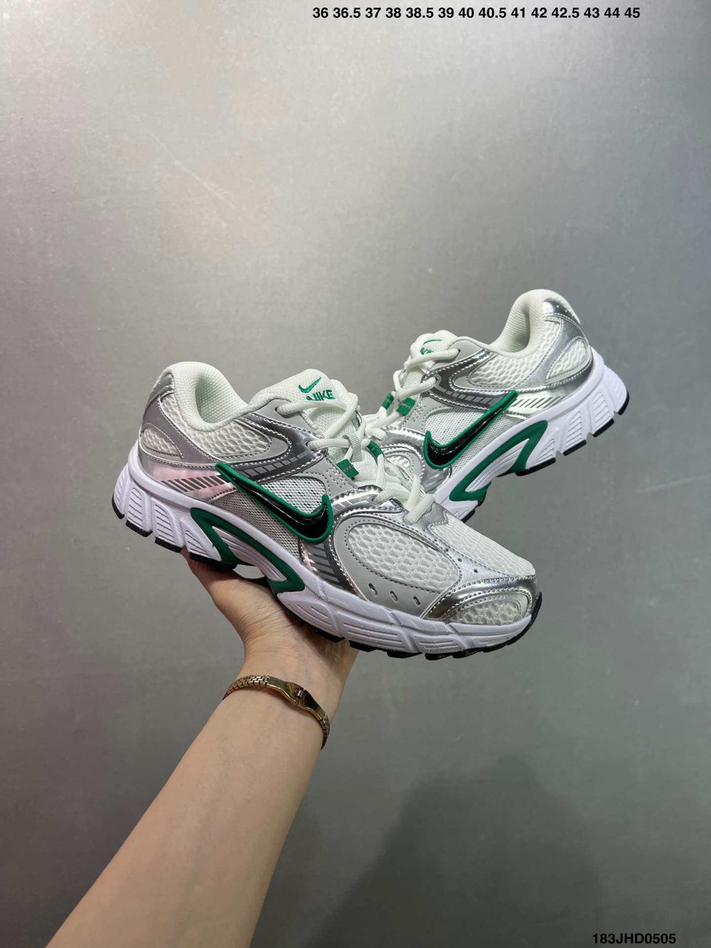 Nike V5 RNR White/Silver Retro Y3K Running Shoes - Lightweight & Breathable 9 i1746377068629 7822 0 7