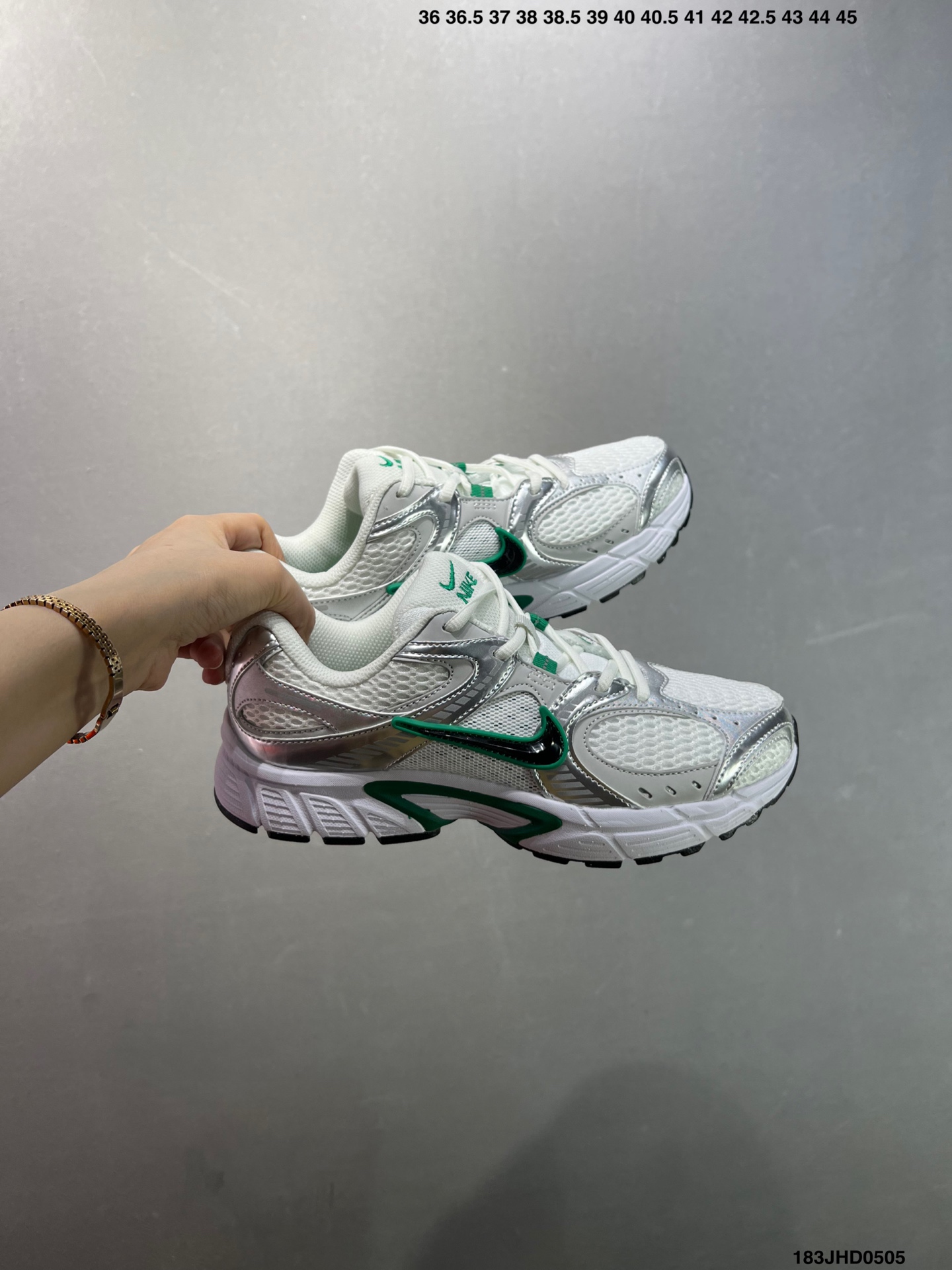 Nike V5 RNR White/Silver Retro Y3K Running Shoes - Lightweight & Breathable 10 i1746377068659 4087 0 8