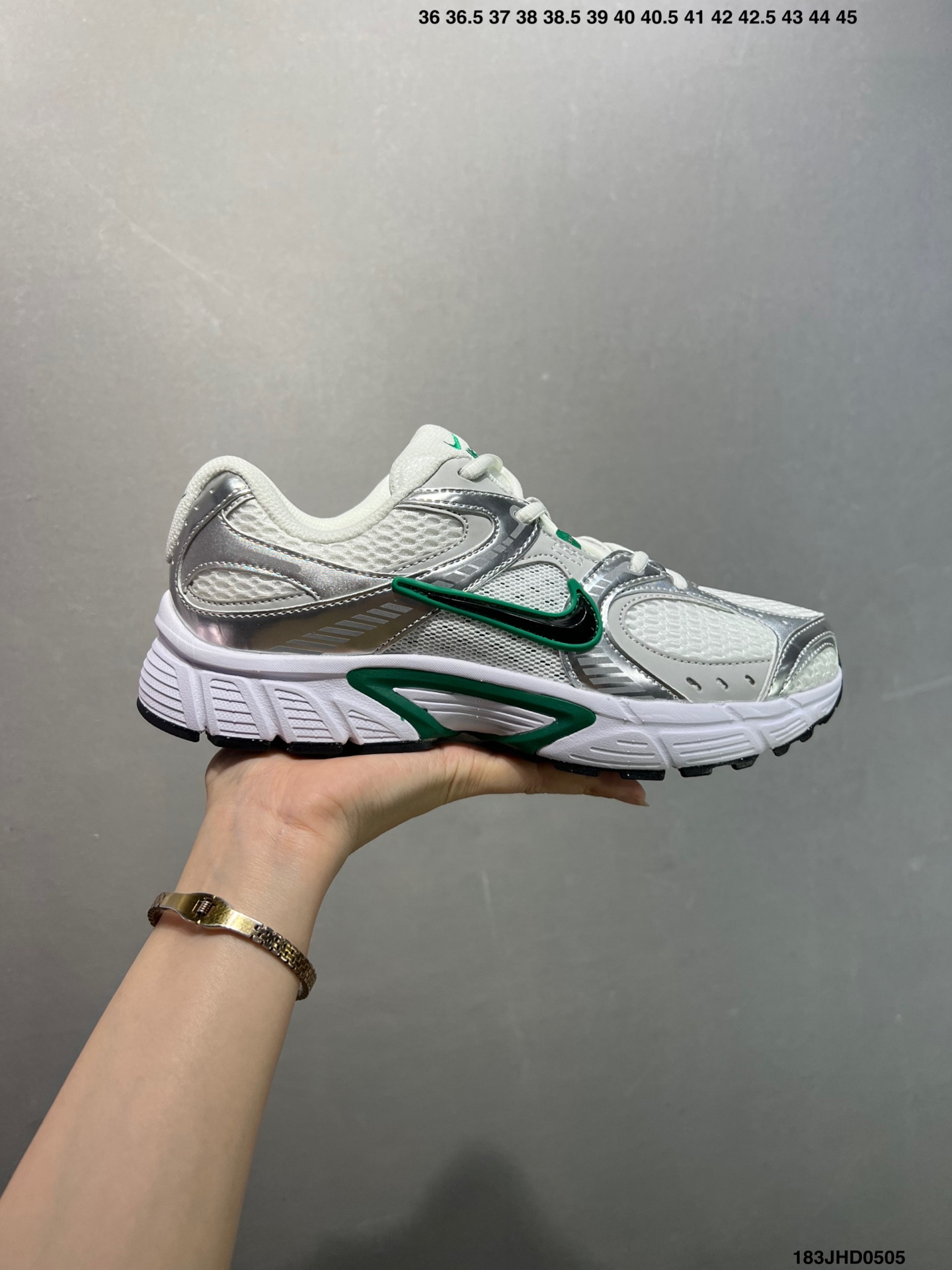 Nike V5 RNR White/Silver Retro Y3K Running Shoes - Lightweight & Breathable 2 i1746377068662 319 0 0