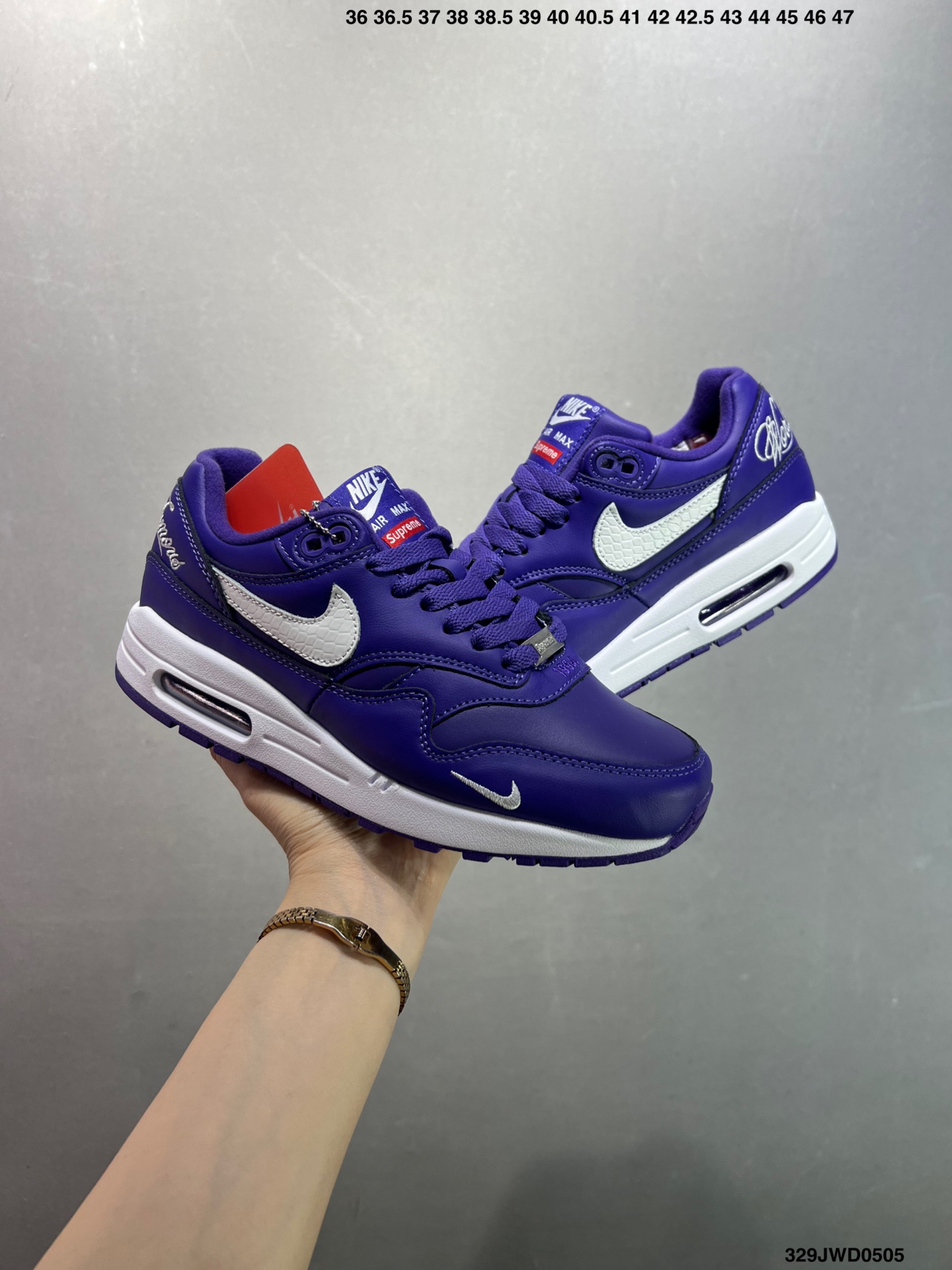 Nike Air Max 1 Premium 'King's Day' Purple Running Shoes 9 i1746377364422 1544 0 7
