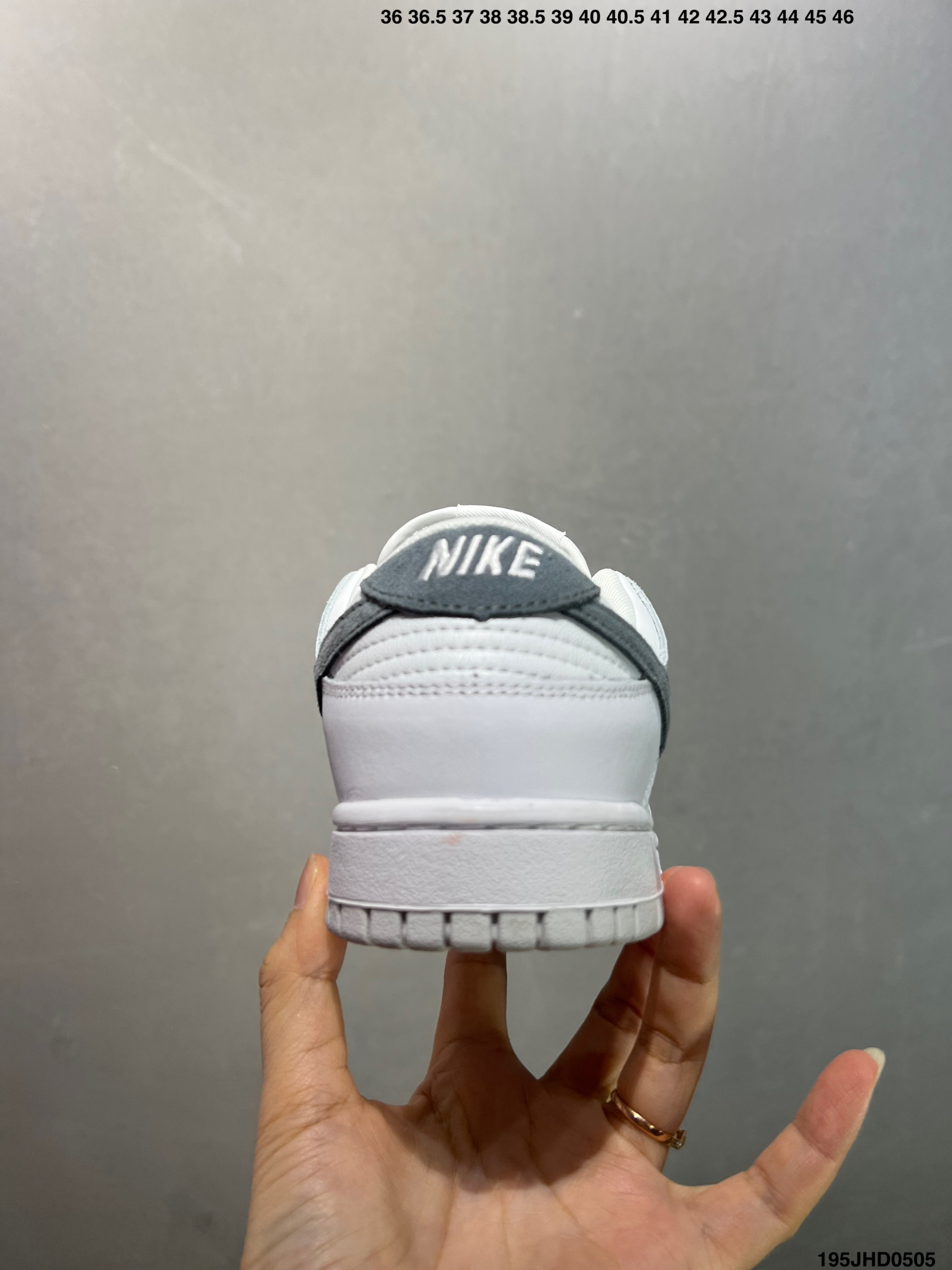 Nike Dunk Low White Grey Shoes IH0632-141, Premium Leather 5 i1746377716228 7527 0 3