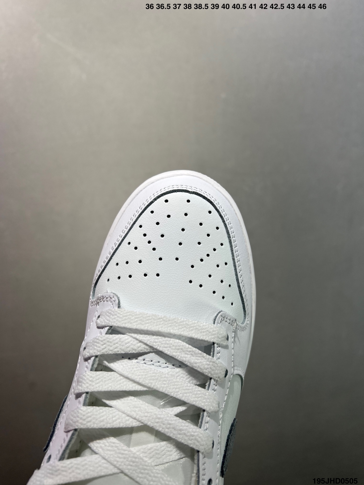 Nike Dunk Low White Grey Shoes IH0632-141, Premium Leather 6 i1746377719250 9304 0 4