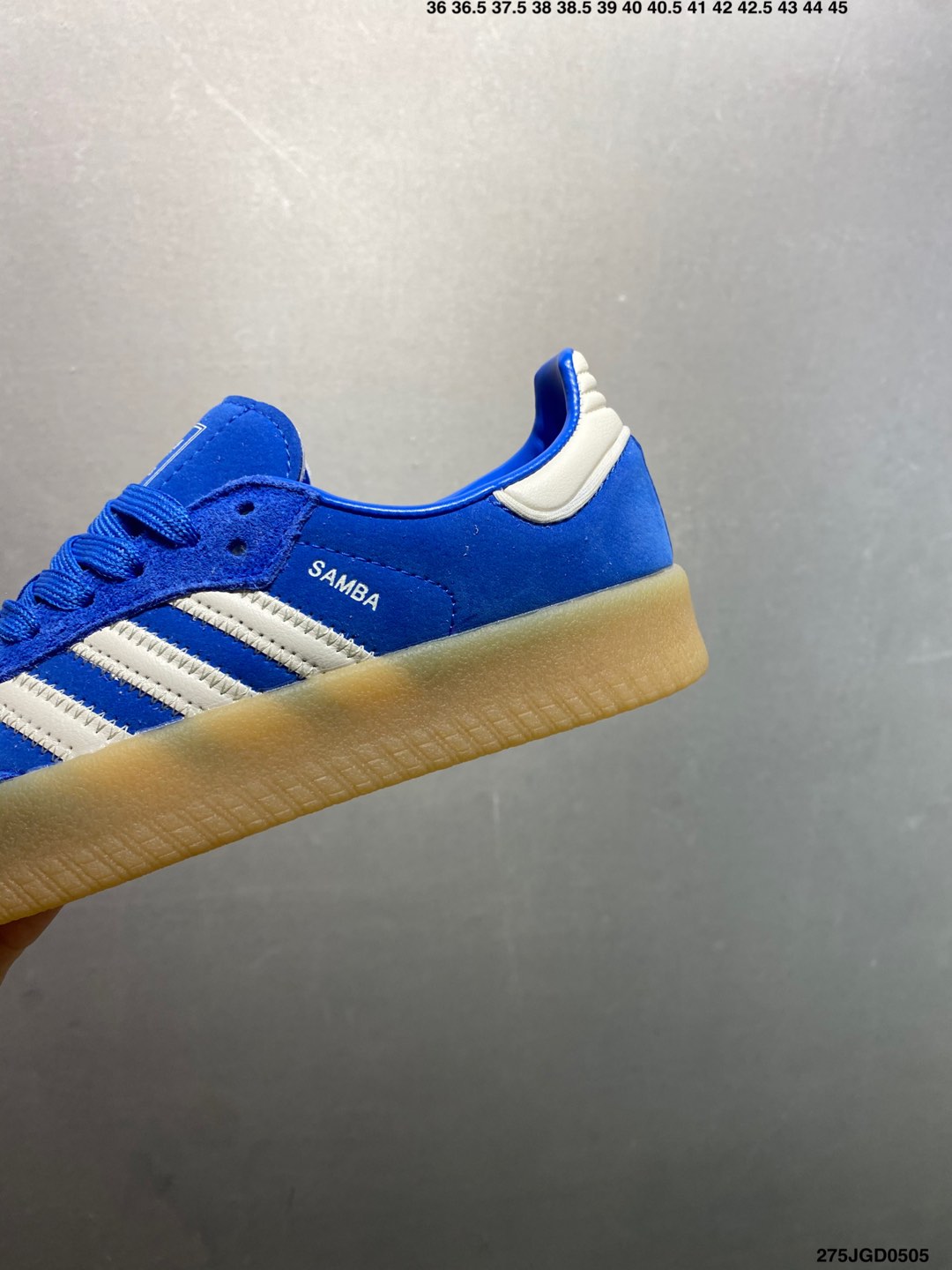 Adidas Originals Samba 00s Blue Suede Retro Low-Top Casual Sneakers 7 i1746378782278 8571 0 5
