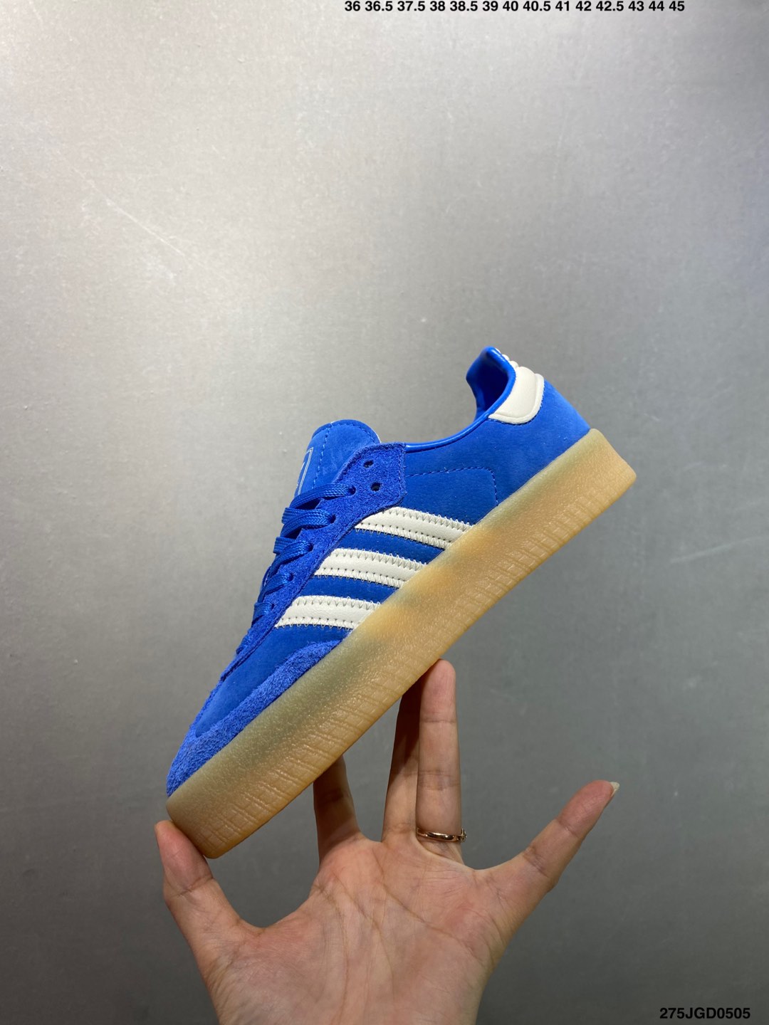 Adidas Originals Samba 00s Blue Suede Retro Low-Top Casual Sneakers 4 i1746378782741 2250 0 2
