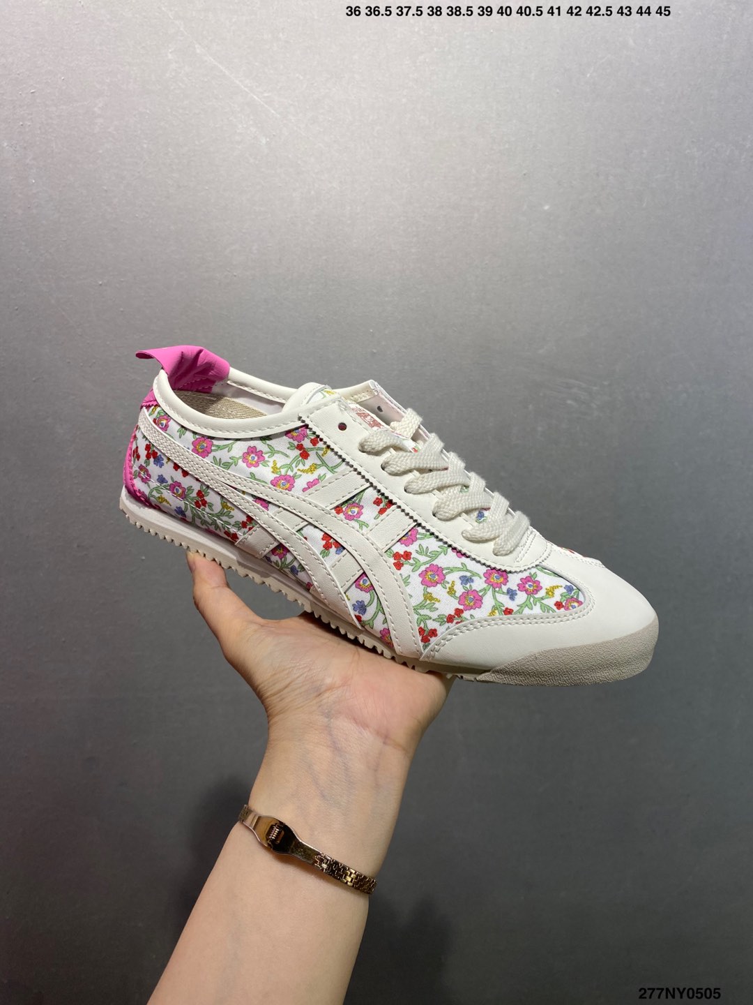 Onitsuka Tiger Mexico 66 Floral Leather Sneakers - Retro Classic Style 3 i1746379877067 1694 0 1