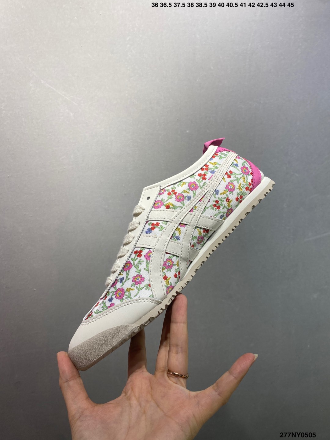 Onitsuka Tiger Mexico 66 Floral Leather Sneakers - Retro Classic Style 4 i1746379877196 5392 0 2