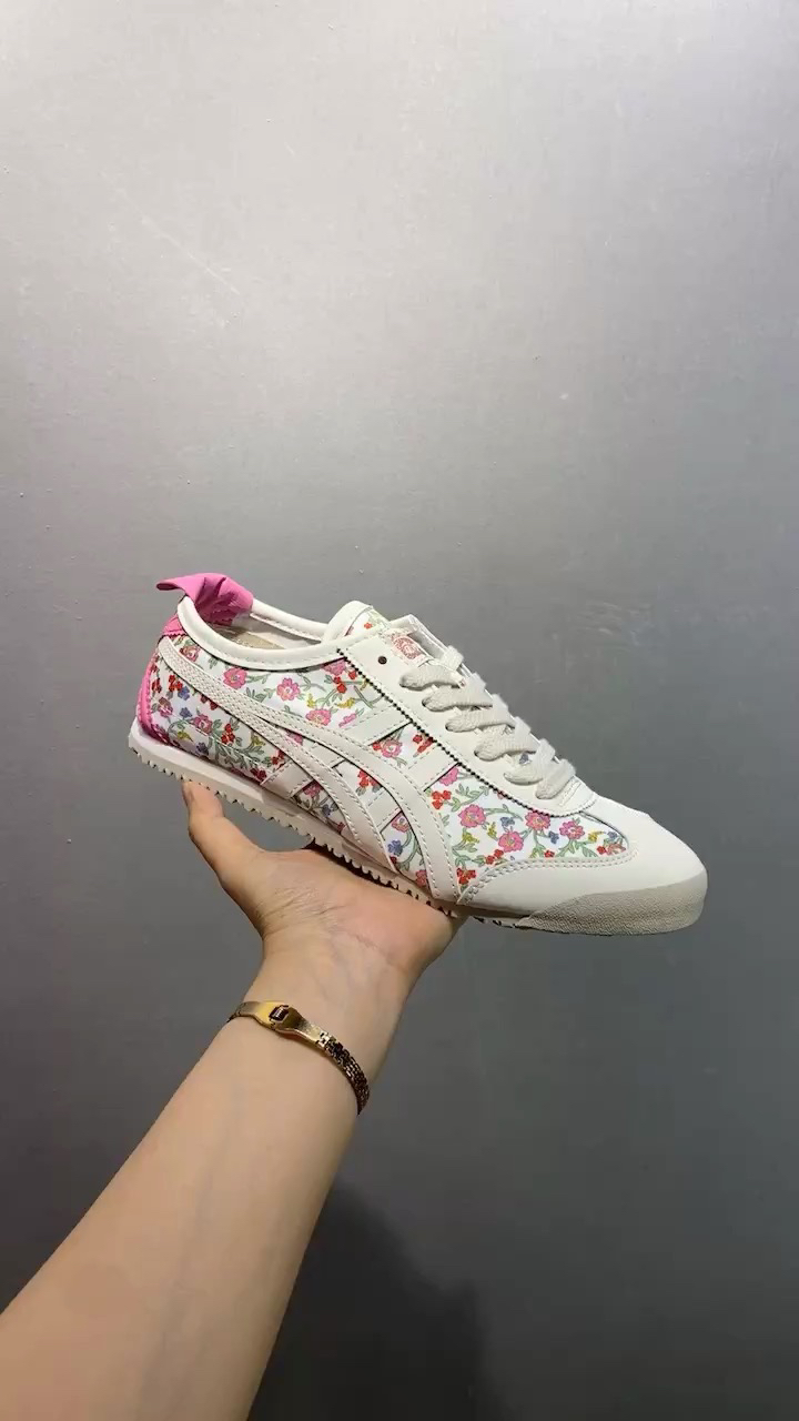Onitsuka Tiger Mexico 66 Floral Sneakers - Retro Classic Style
