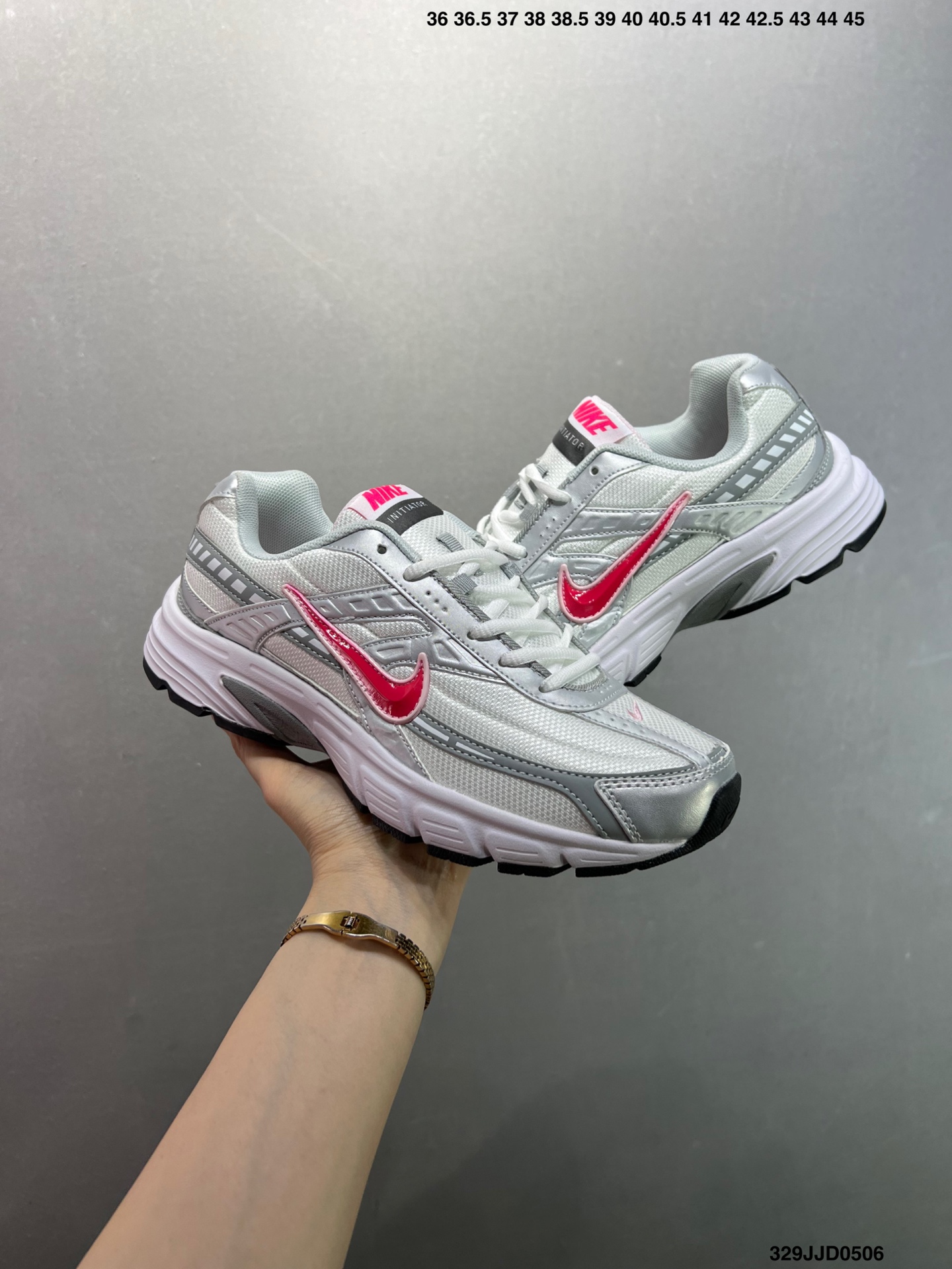 Nike Initiator Women's Running Shoes - Silver/Red - HQ1179-001 5 i1746459346361 9637 0 7