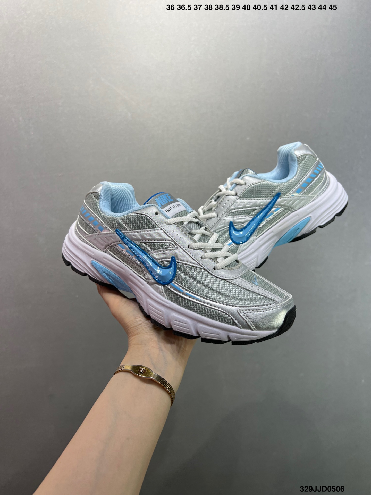 Nike Initiator Women's Running Shoes - Silver/Red - HQ1179-001 8 i1746459415327 3739 0 7