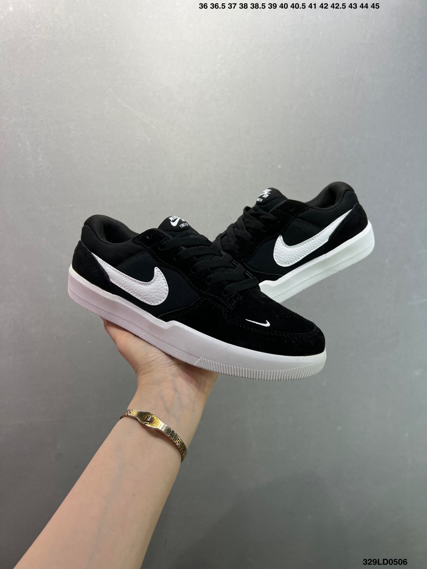 Nike SB Force 58 Black/White Skate Shoes - Durable, Flexible, and Stylish 2 i1746459770589 9050 0 7