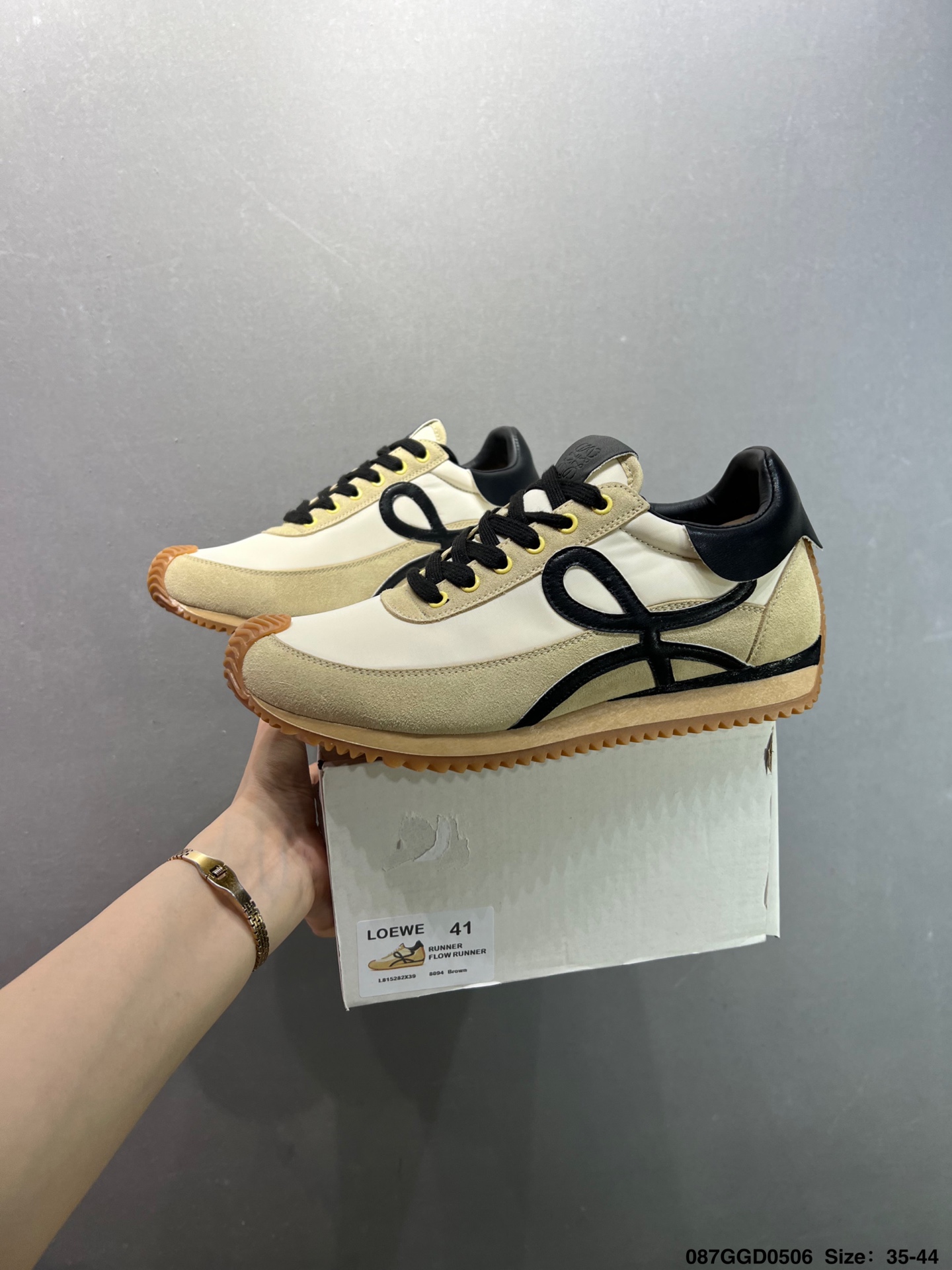 Loewe Ballet Runner 2.0 Sneakers, Leather, Suede, and Rubber Outsole 5 i1746463831454 5227 0 8