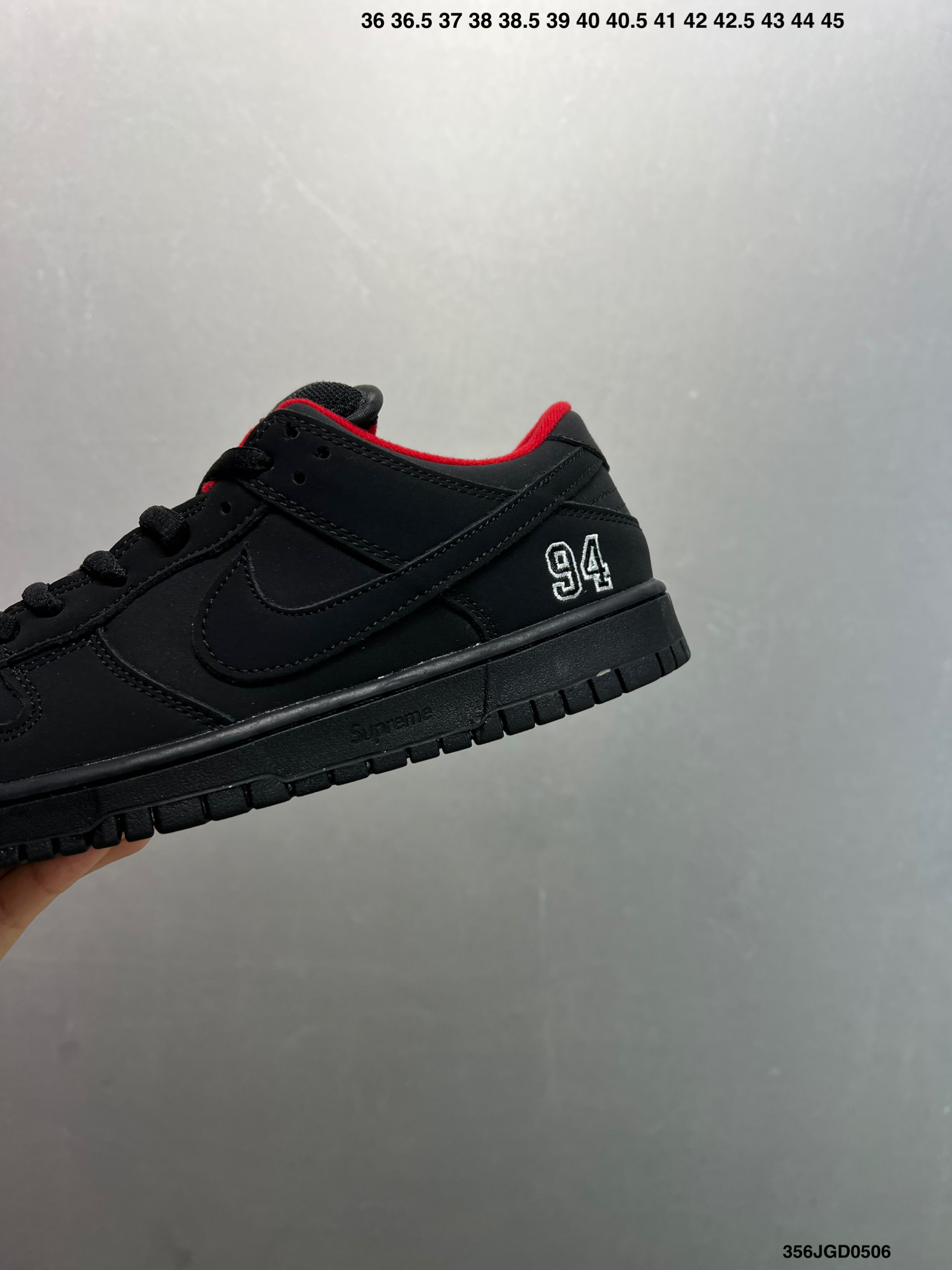Nike Dunk SB Low Custom Black/Red Skateboarding Shoe - Comfortable & Stylish 3 i1746463944442 4272 0 5