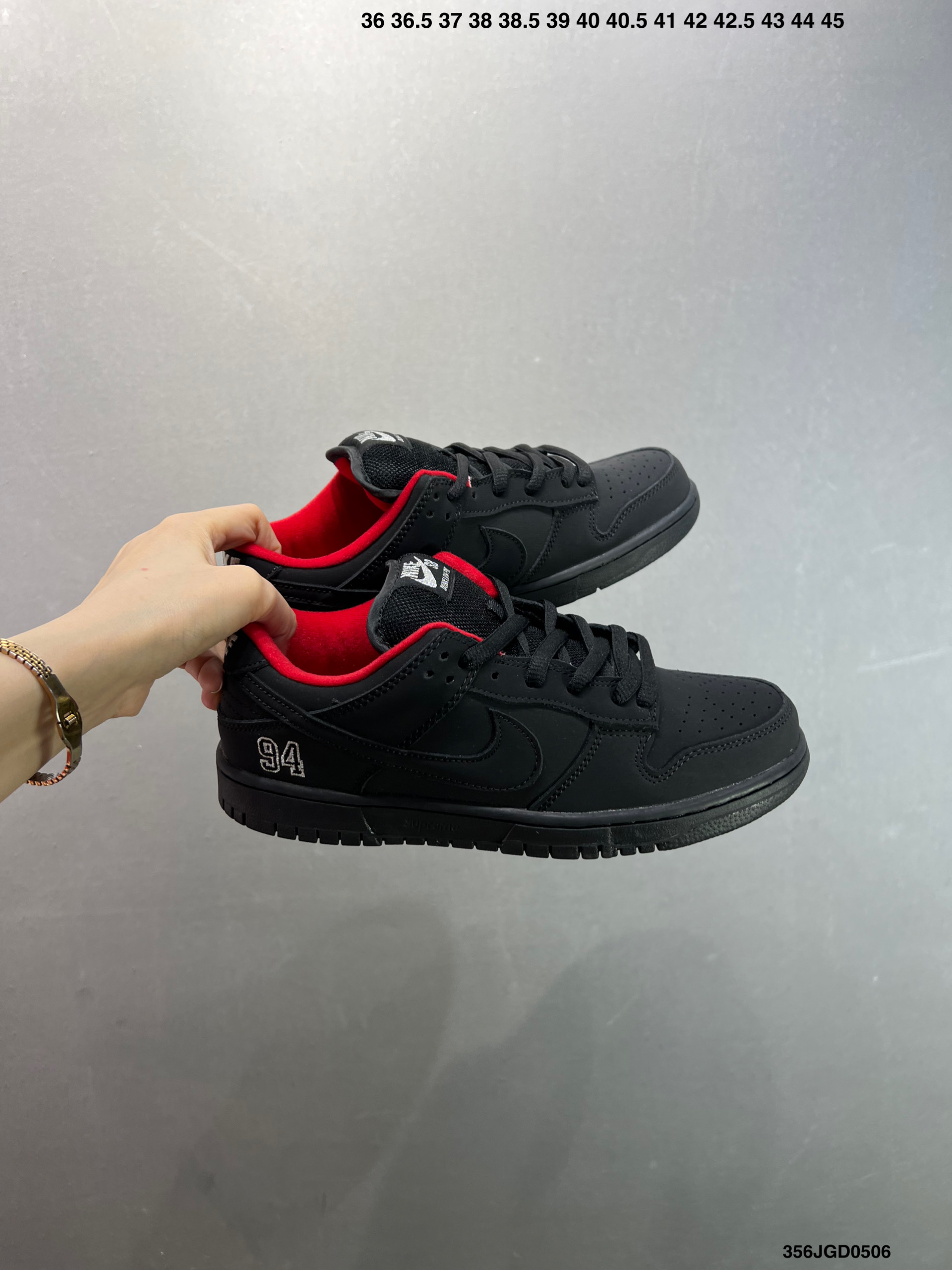 Nike Dunk SB Low Custom Black/Red Skateboarding Shoe - Comfortable & Stylish 5 i1746463946008 1535 0 8